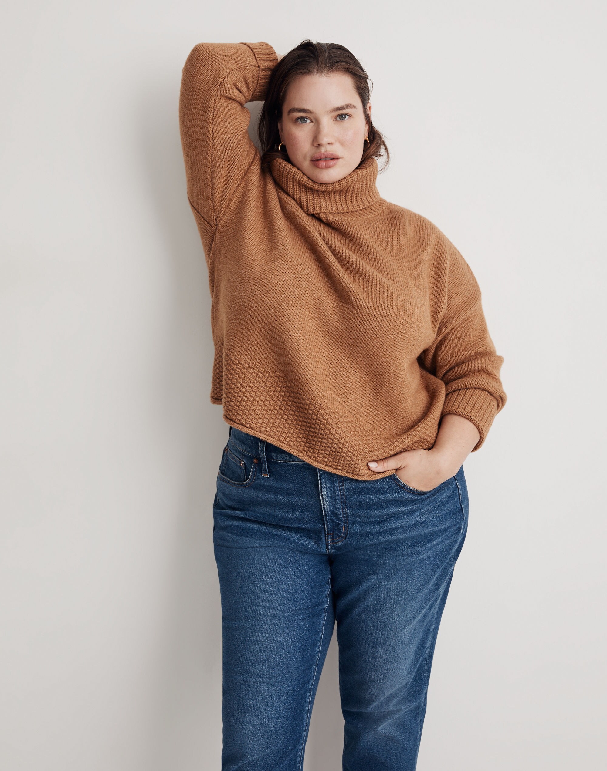 Plus Sadler Turtleneck Sweater | Madewell