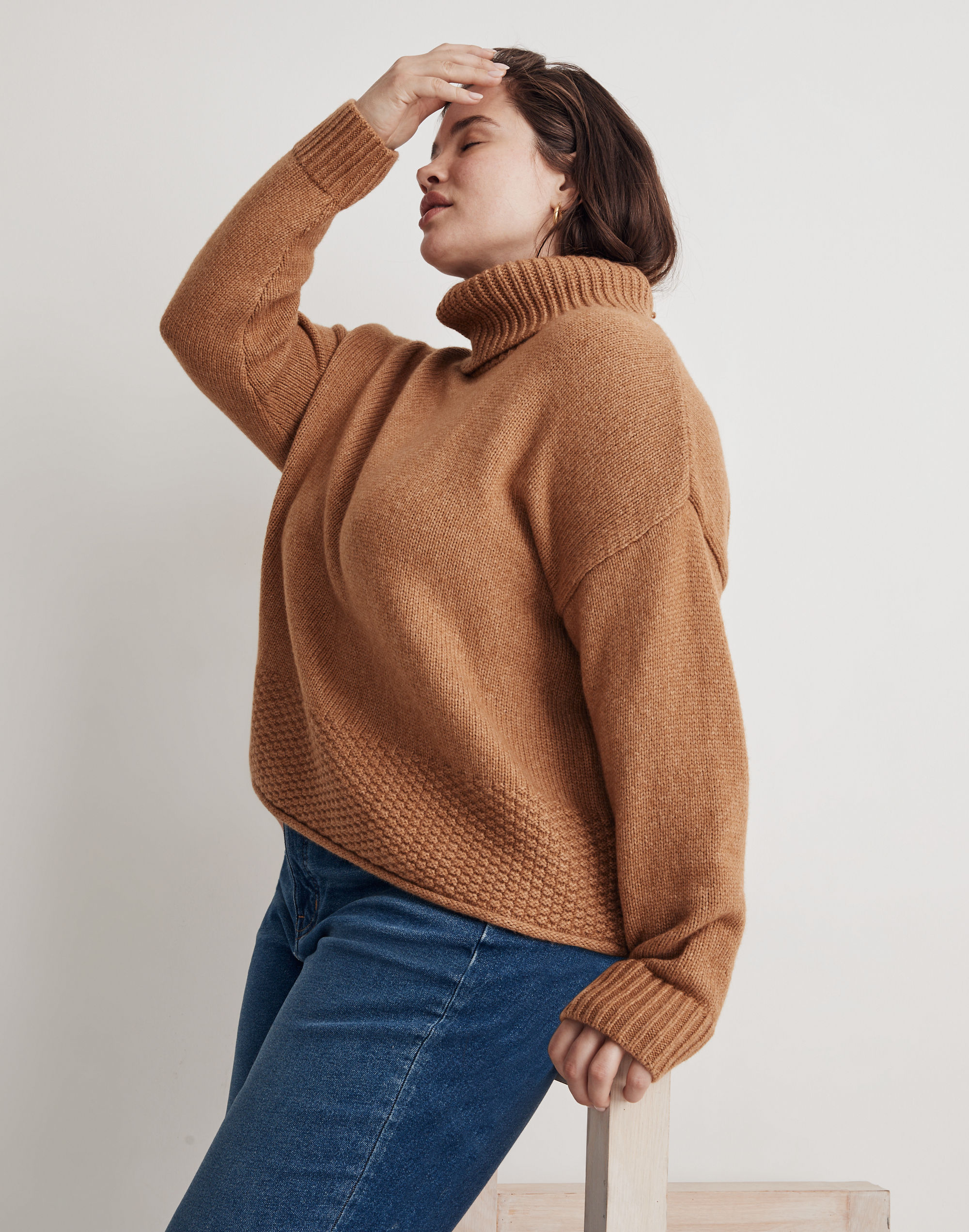 Plus Sadler Turtleneck Sweater | Madewell