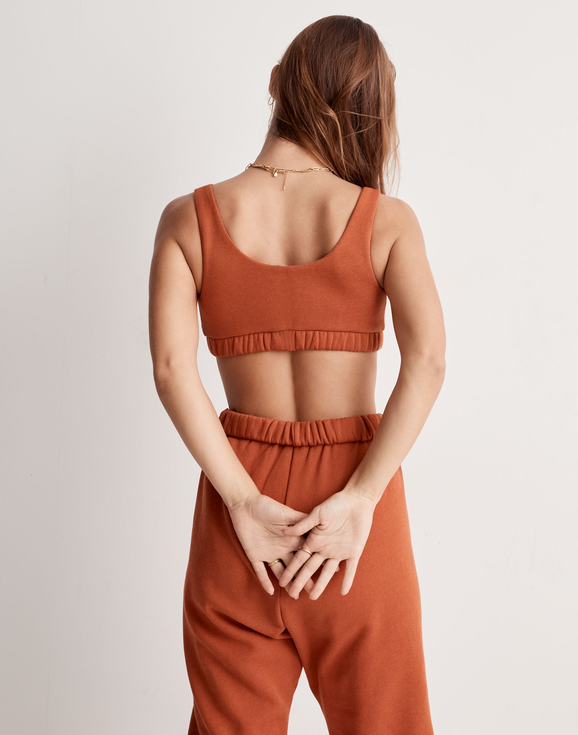 Madewell x Donni (Re)sourced Fleece Sports Bra |