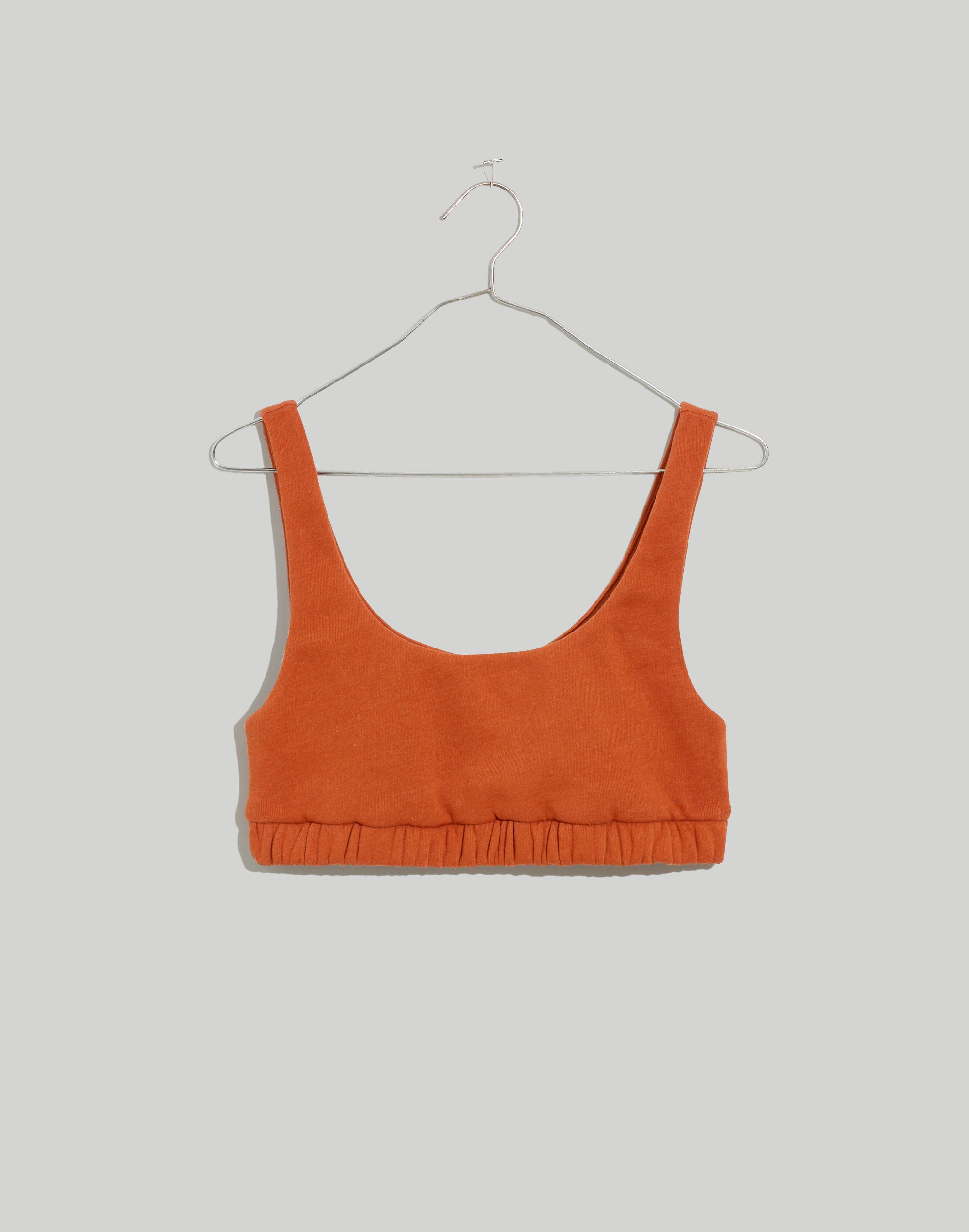 Madewell x Donni (Re)sourced Fleece Sports Bra