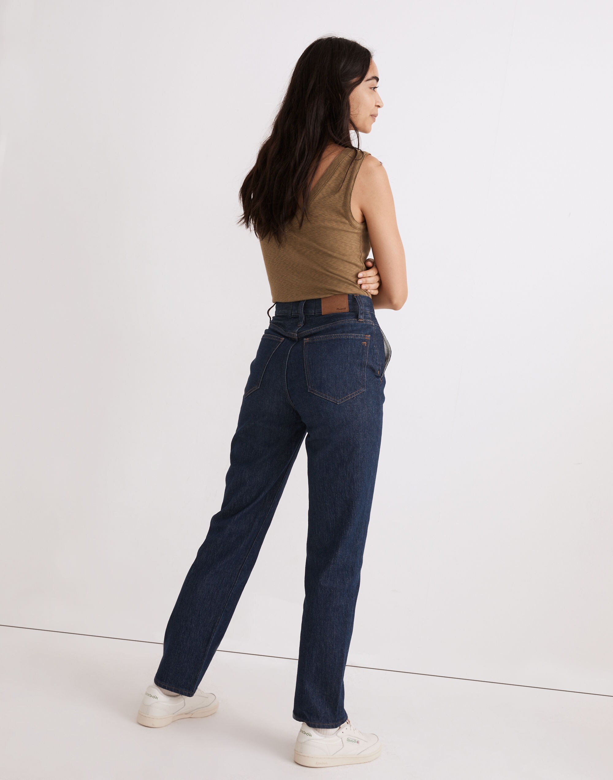 The Perfect Vintage Straight Jean Greenhaven Wash: Seamed Version | Madewell