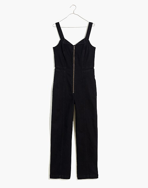 Forever Thriving Ribbed Jumpsuit - Black