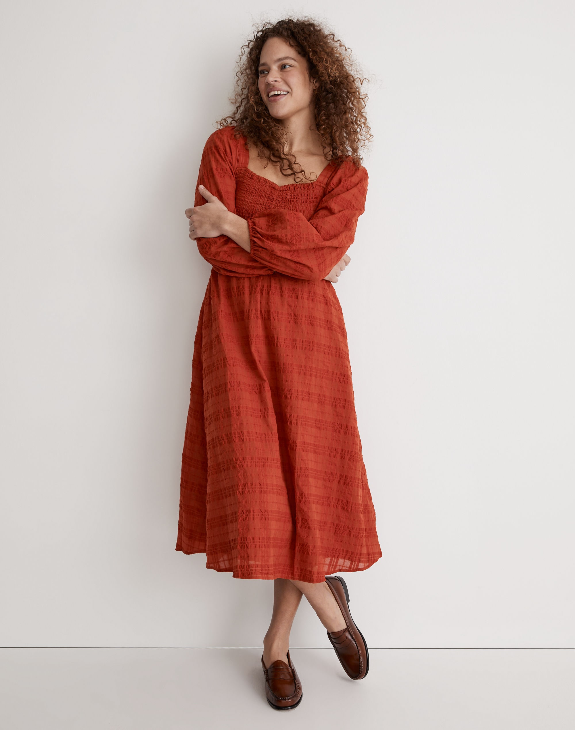 Lucie Sweetheart Midi Dress | Madewell