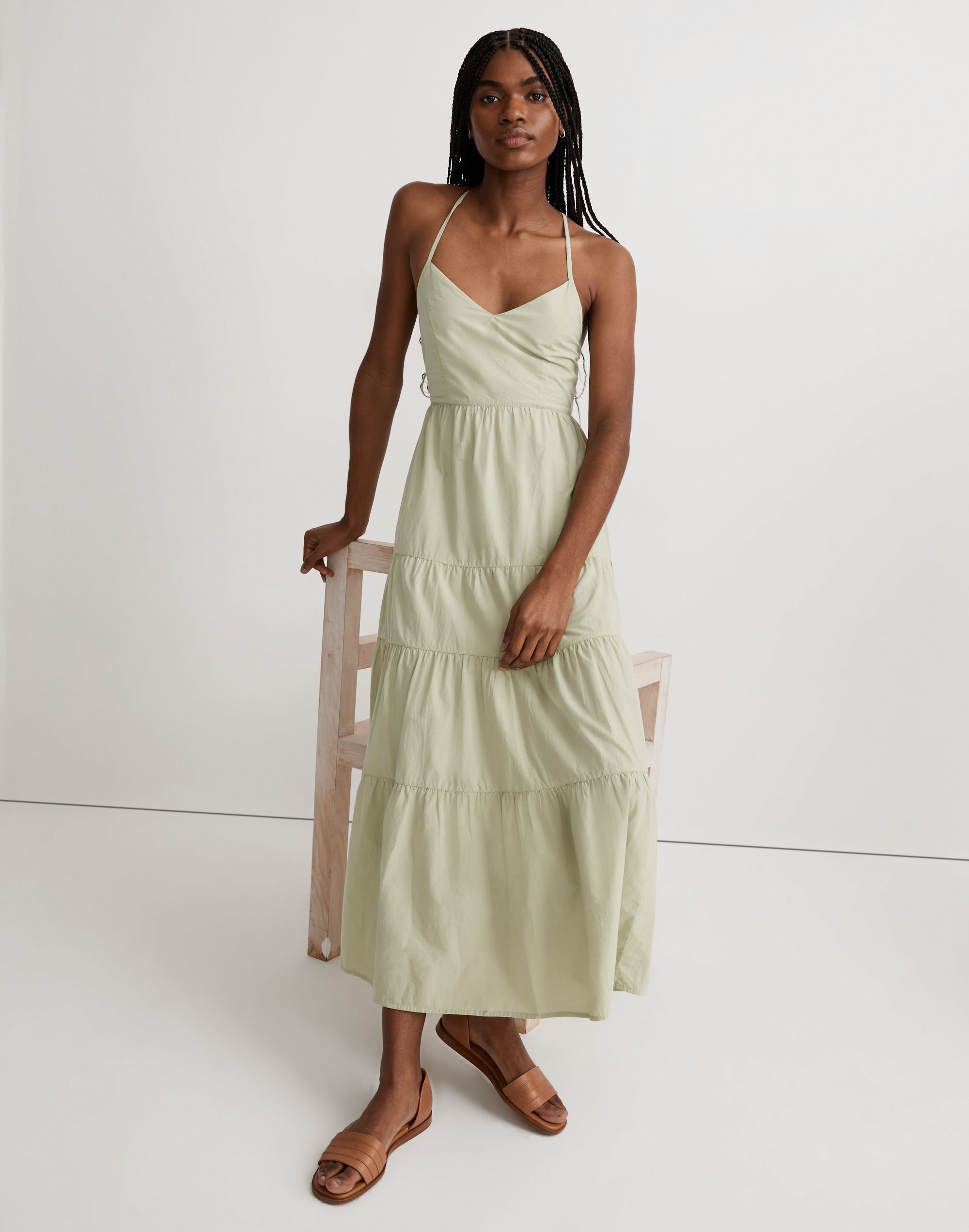 Sidonie Poplin Maxi Dress | Madewell