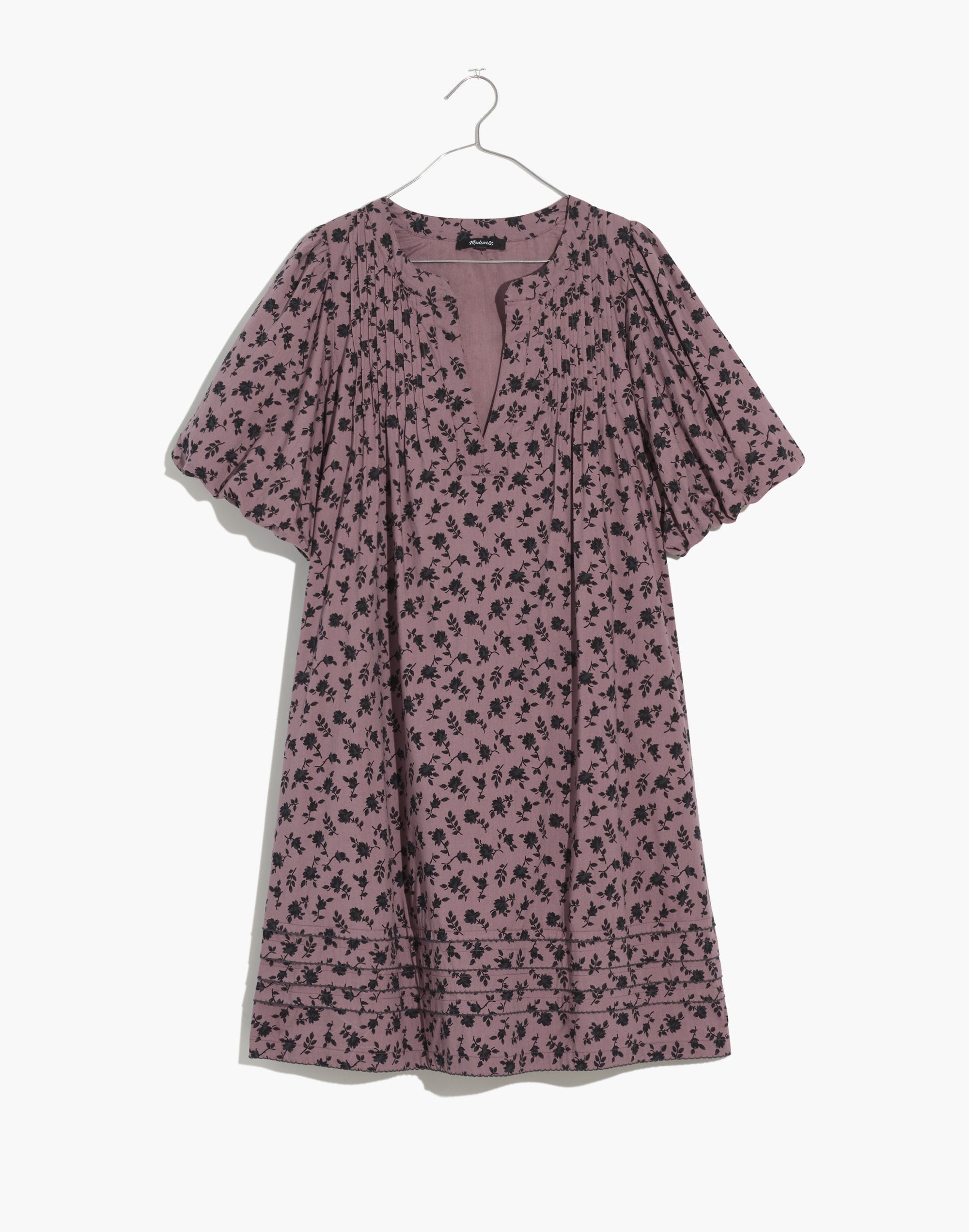 Tillie Puff-Sleeve Mini Dress Shadow Blooms | Madewell