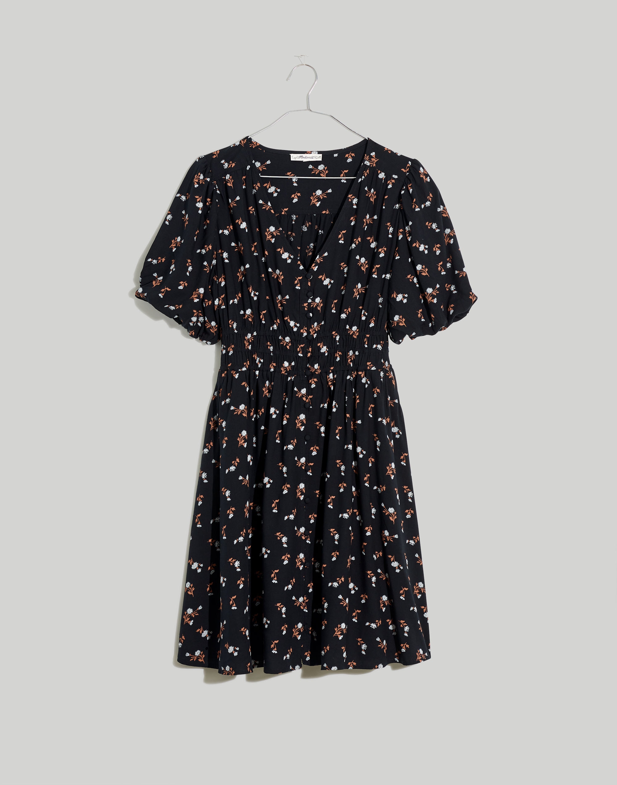 Plus Challis Sophia Mini Dress is Woodland Floral | Madewell