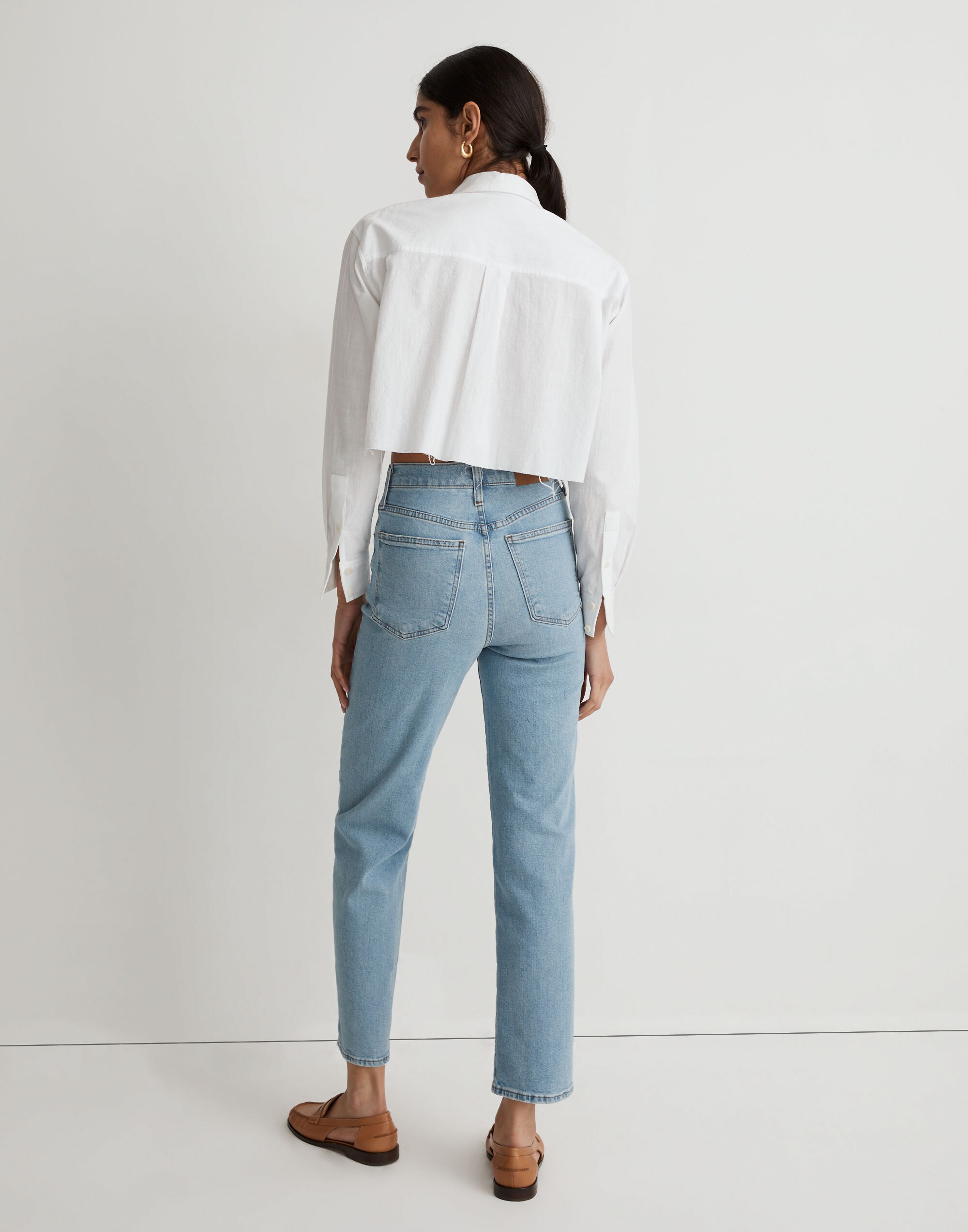 The Perfect Vintage Straight Jean in Cliffview Wash