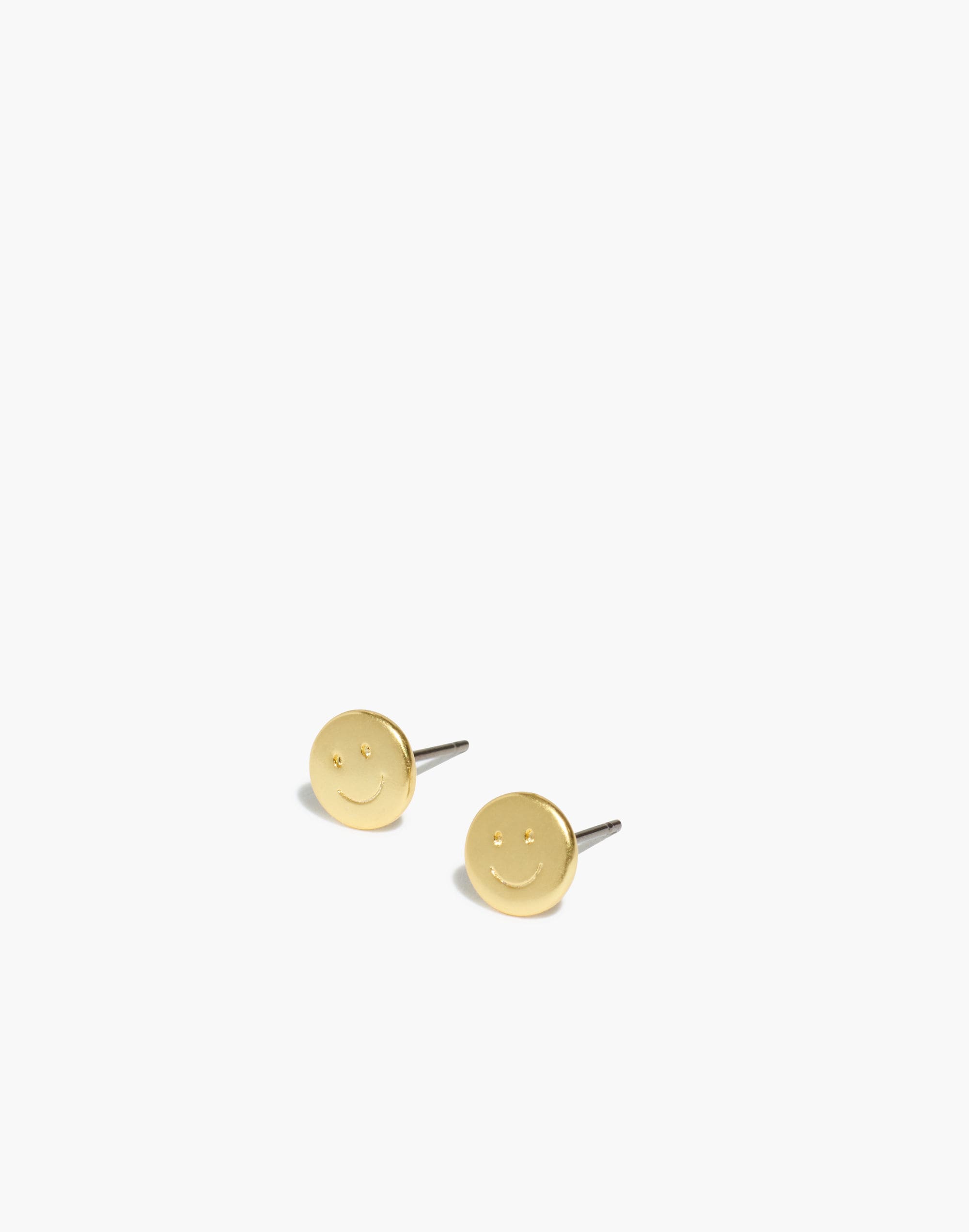 Smiley Face Stud Earrings | Madewell