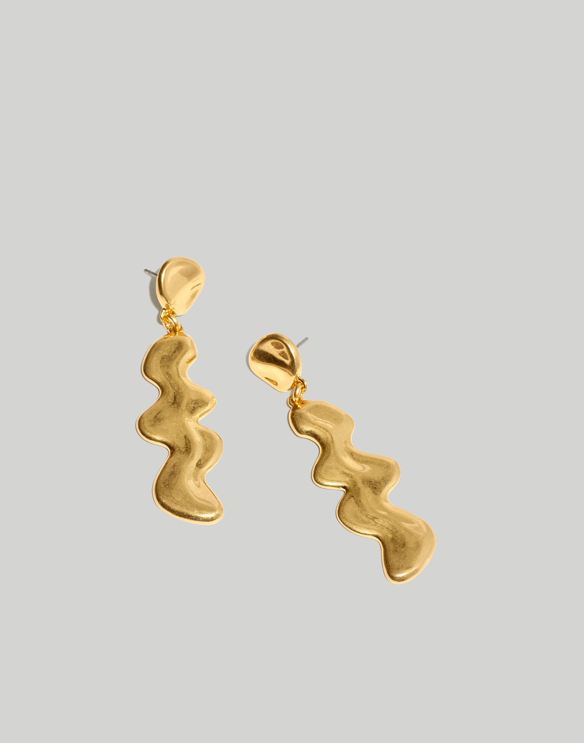 Write Me a Love Letter Squiggle Hoop Earrings