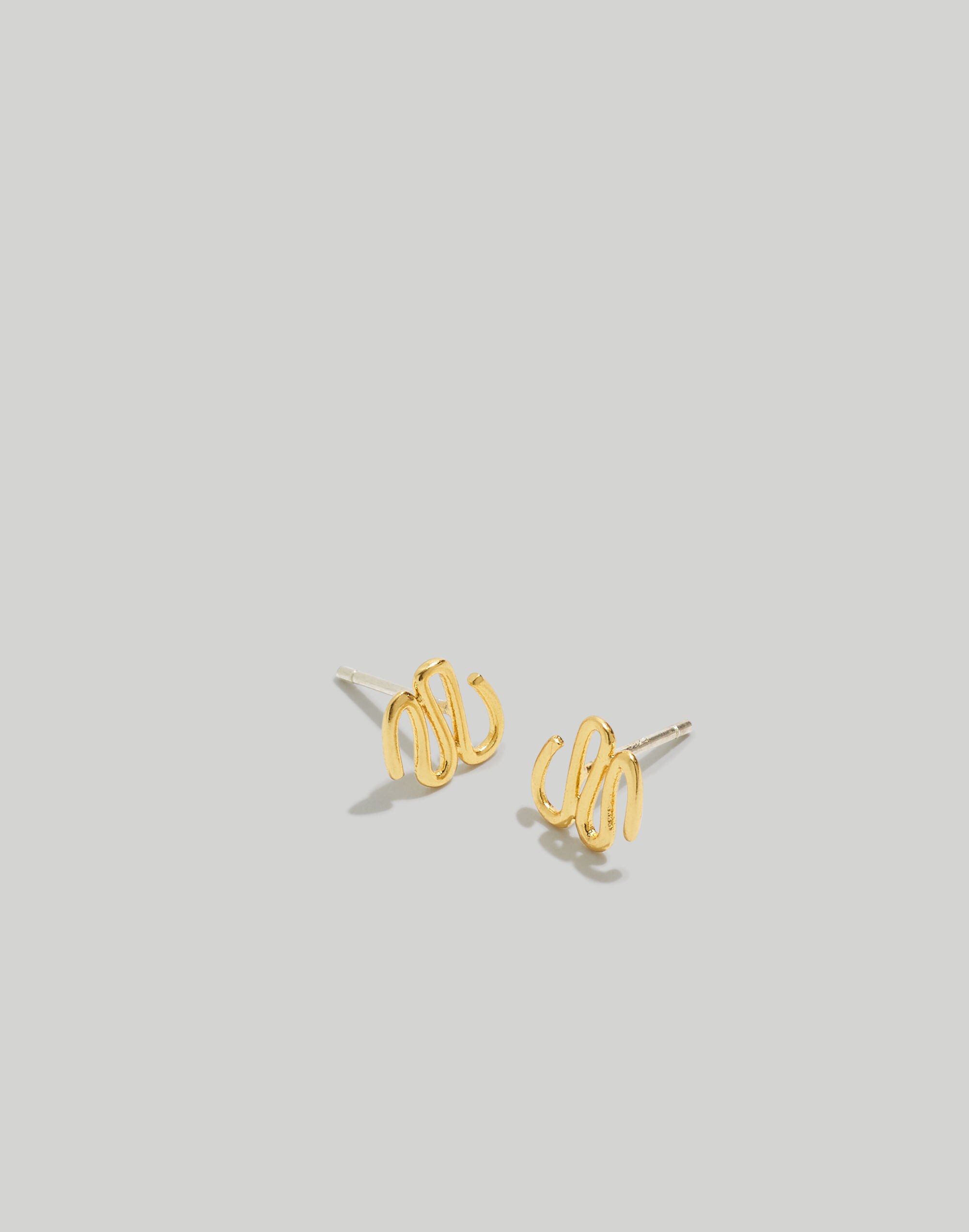 Wavy Stud Earrings