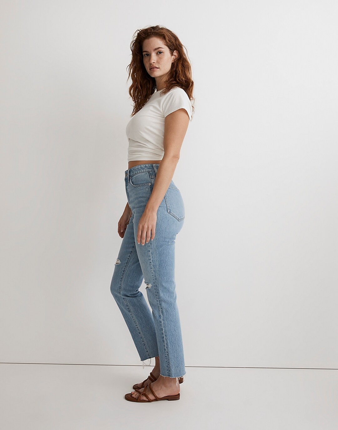 Madewell Girl Jean  Berryton Wash: Distressed Edition – The Curvy