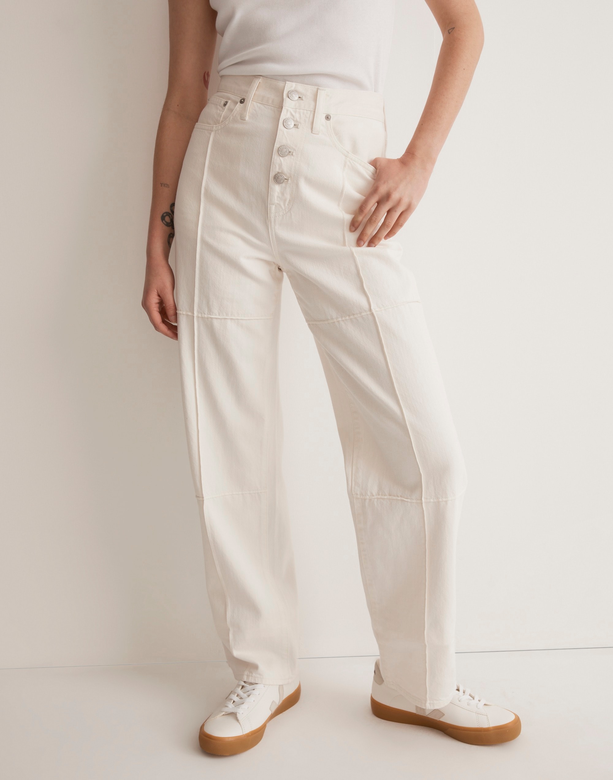 Baggy Straight Jeans Vintage Canvas | Madewell