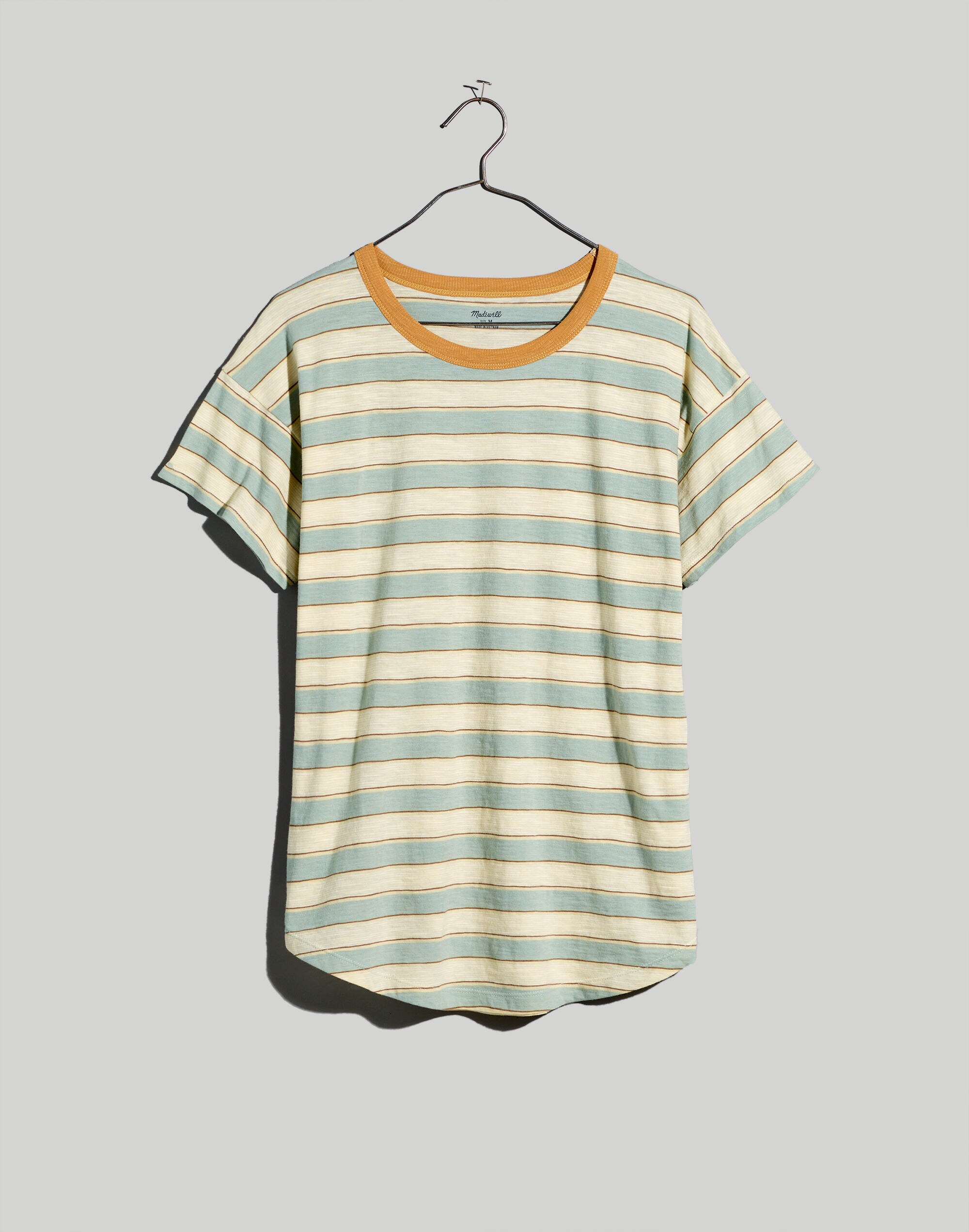 Whisper Cotton Crewneck Tee Colewell Stripe | Madewell