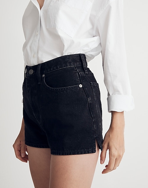 Momjean Edition in Side-Slit Wash: Mid-Length Short The Kelsey