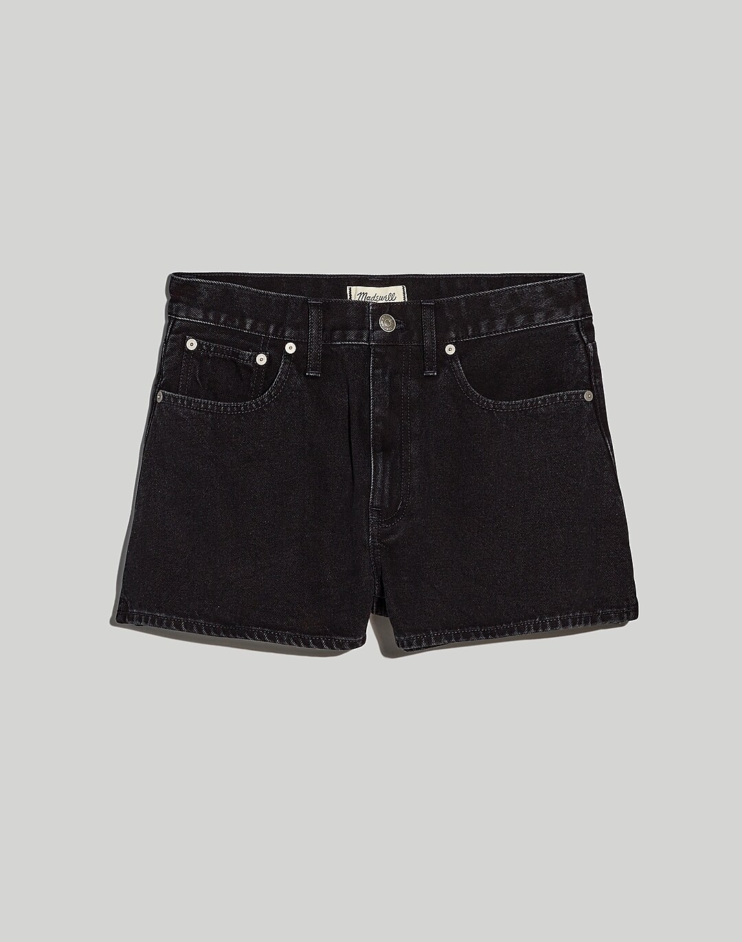 The Mid-Length Momjean Short Kelsey in Wash: Side-Slit Edition