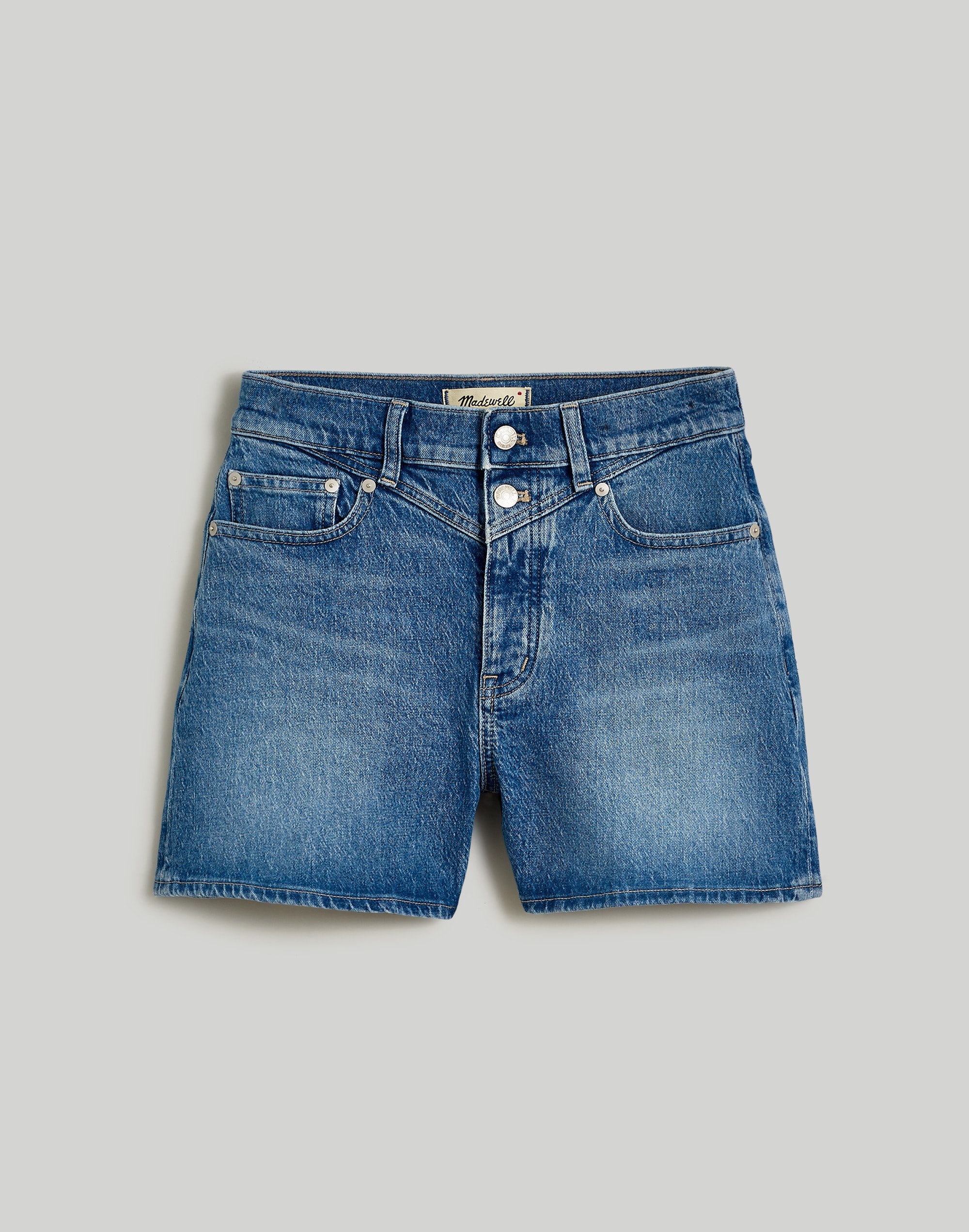 The Mid-Length Momjean Short Juneau Wash: Yoke Edition | Madewell