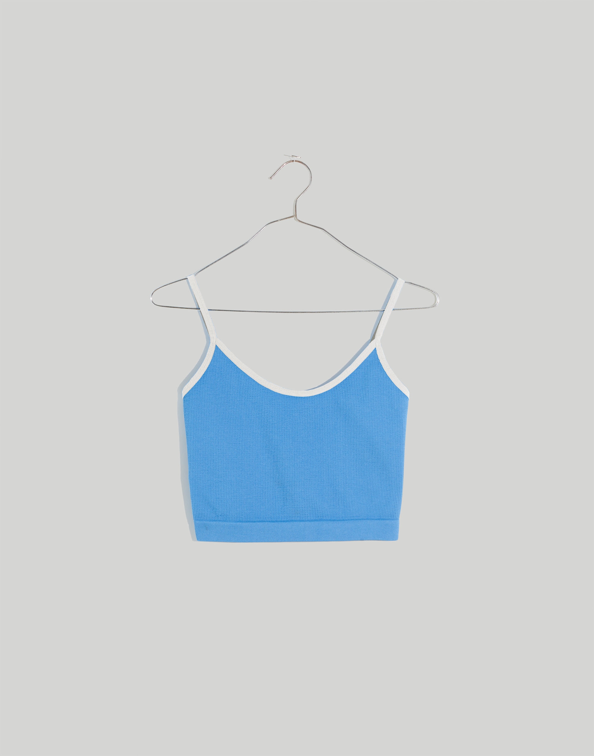 Seamless Crop Cami Colorblock | Madewell