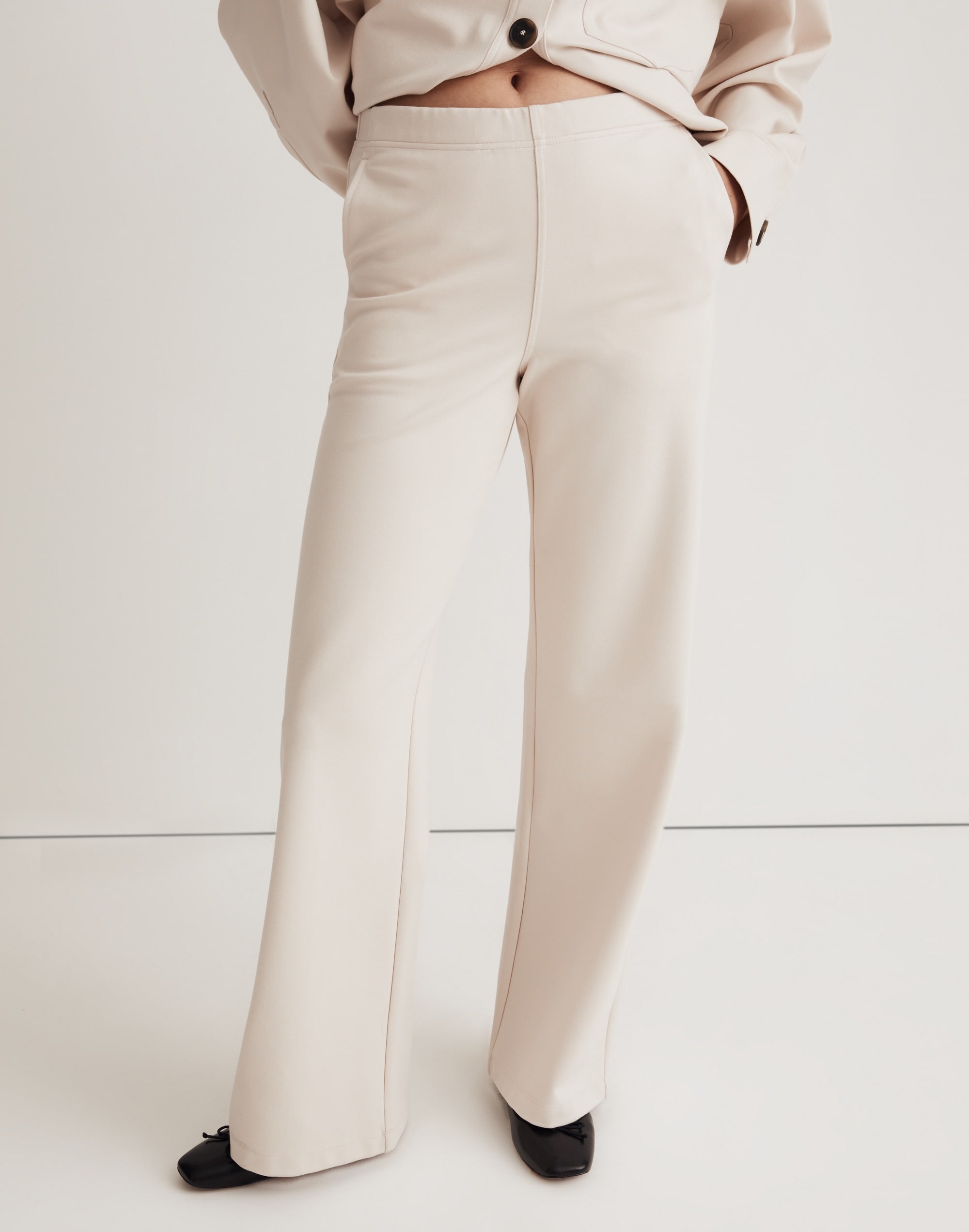 The Tailored Ponte Trouser | Women’s Sustainable Wide Leg Pant | Encircled