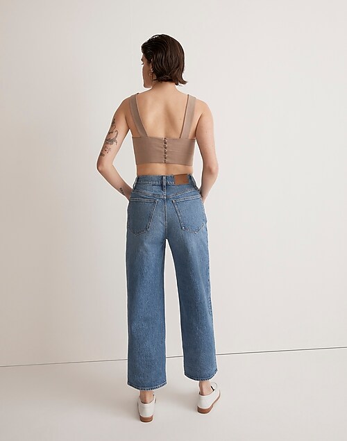 The Perfect Vintage Crop Jean in Clymer Wash