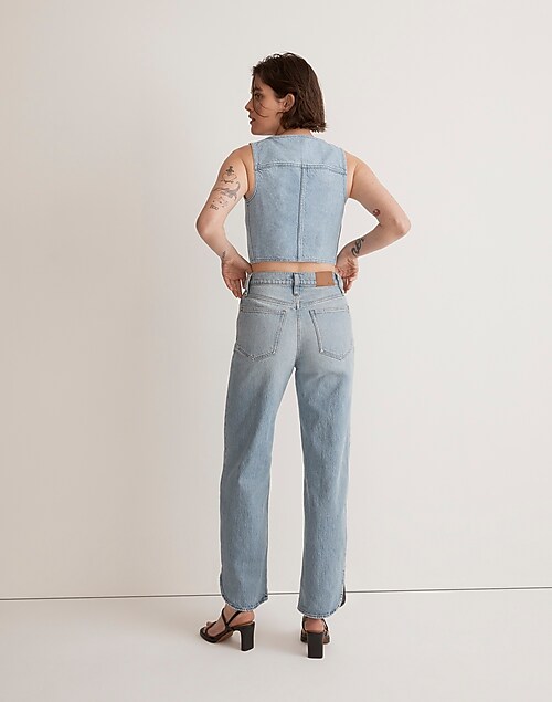 Madewell BAGGY FLARE - Bootcut jeans - cantwell wash/blue denim 