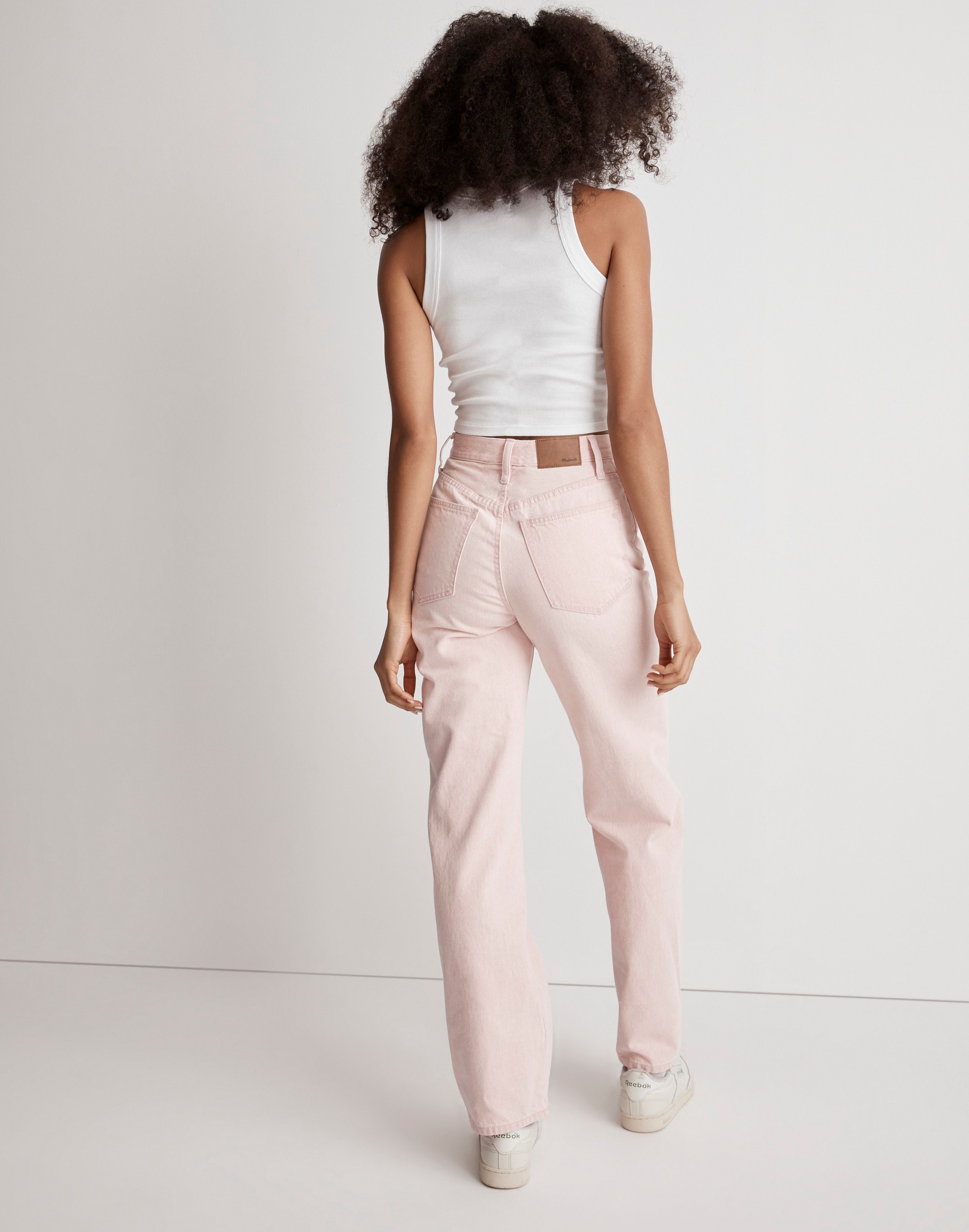 The Perfect Vintage Wide-Leg Jean Light Pink Wash: Botanical-Dye Edition | Madewell