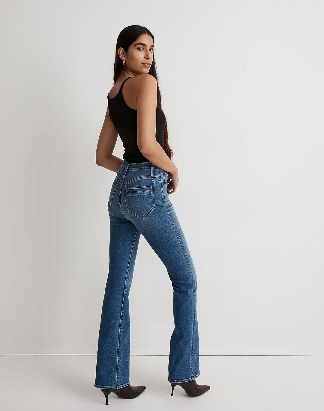 Tall Skinny Flare Jeans in Elevere Wash