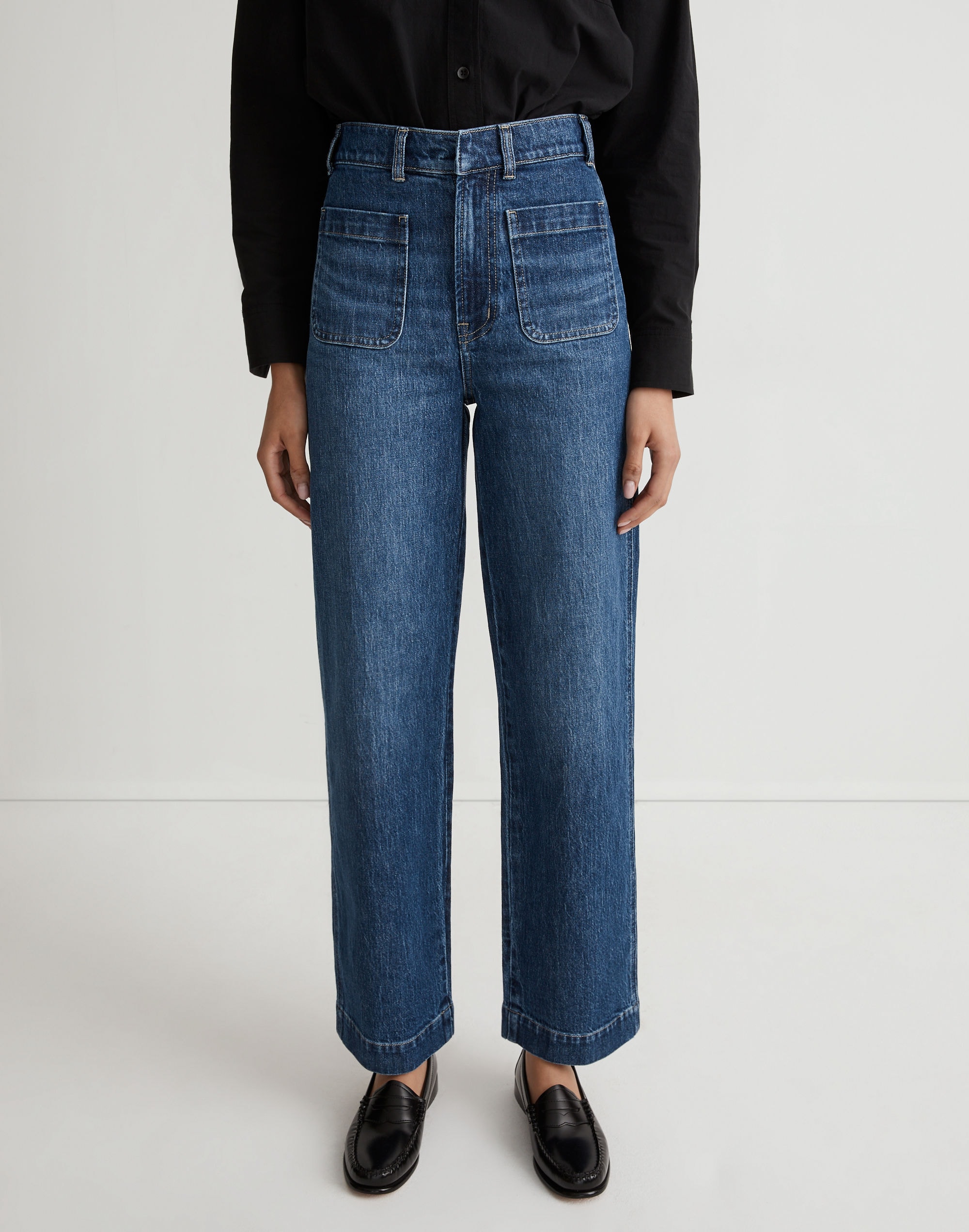 The Perfect Vintage Wide-Leg Jean in Keller Wash: Pocket Edition | Madewell