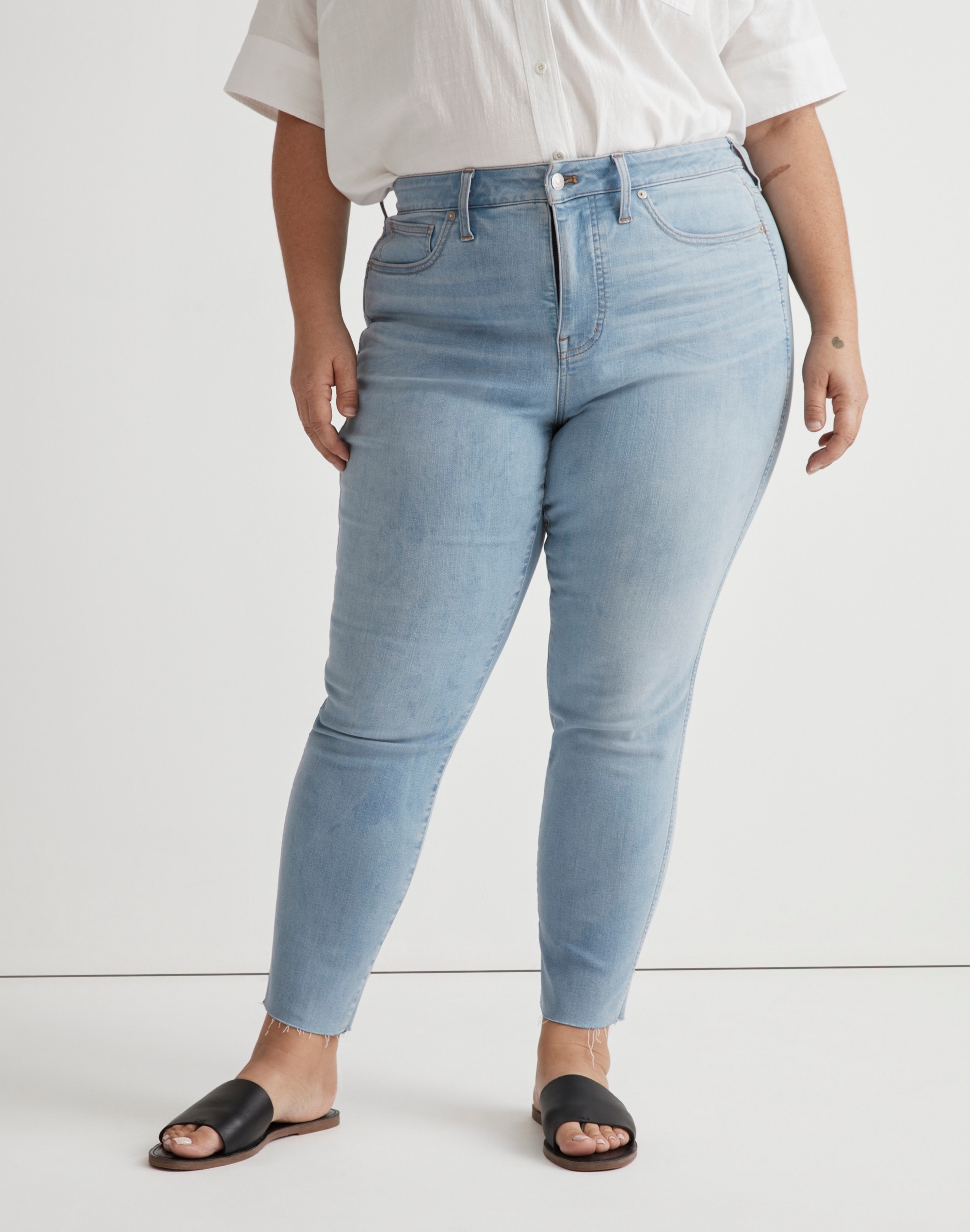 Plus 10" High-Rise Skinny Crop Jeans Charlemont Wash | Madewell