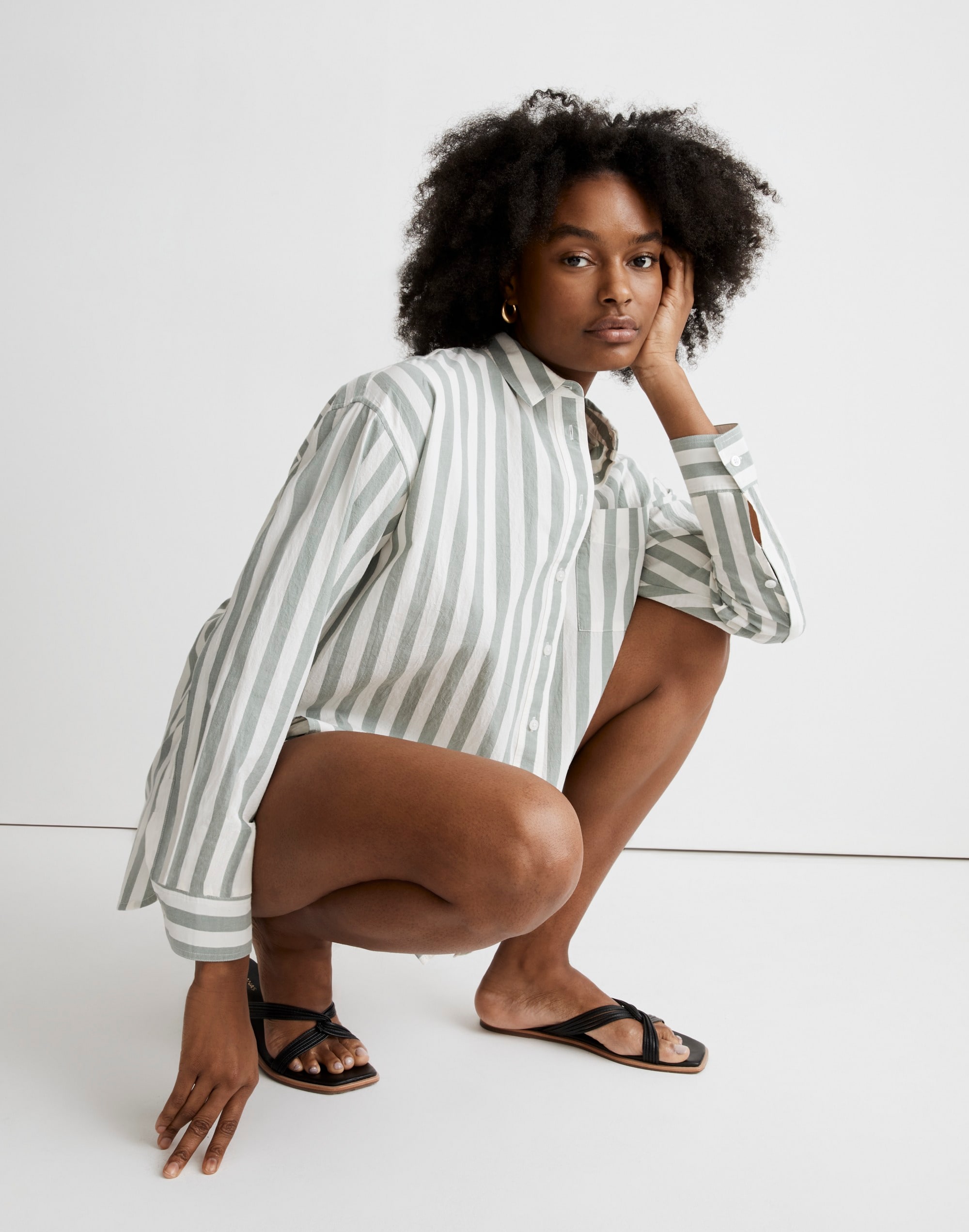 Signature Poplin Oversized Shirt | Madewell