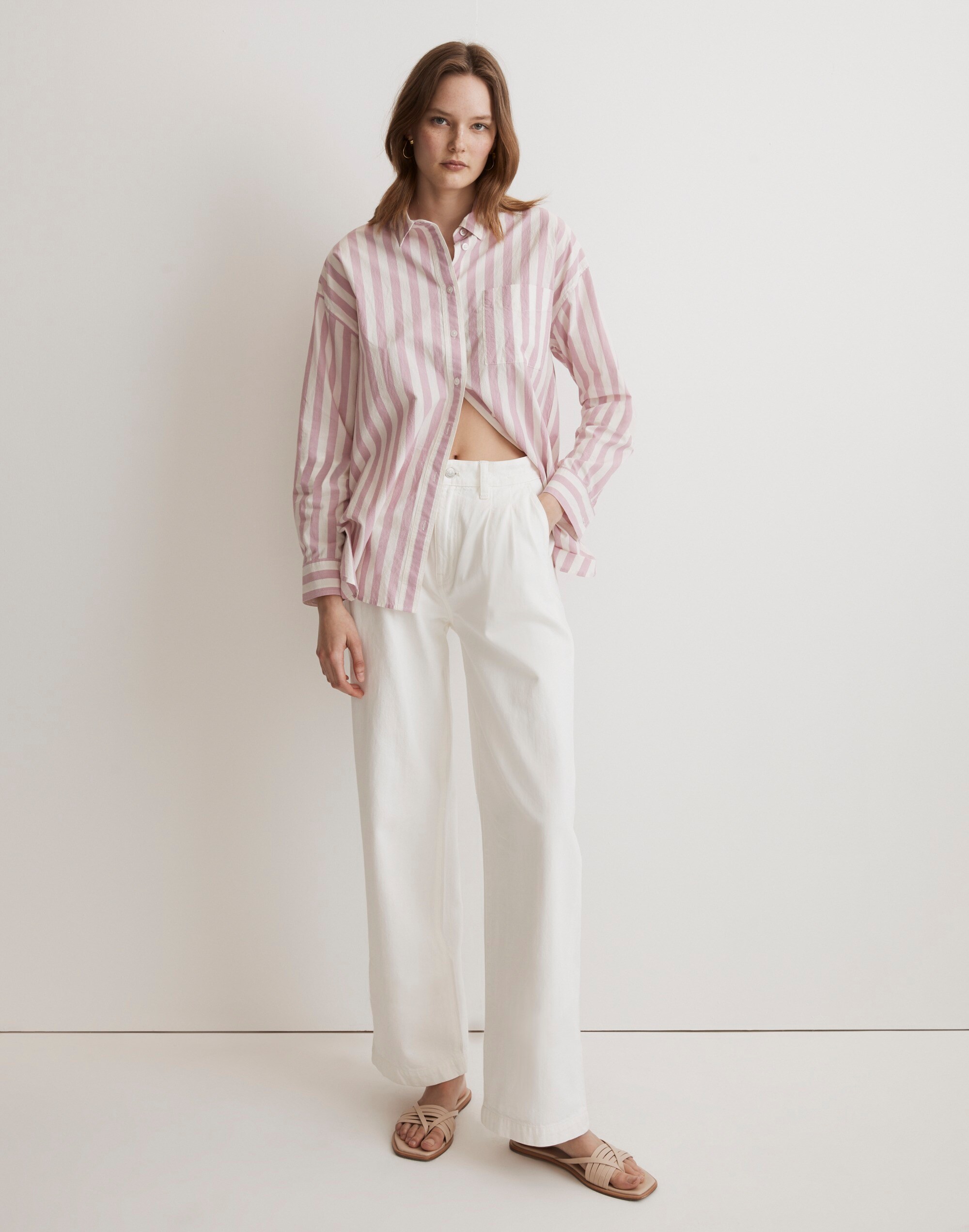 Signature Poplin Oversized Shirt | Madewell