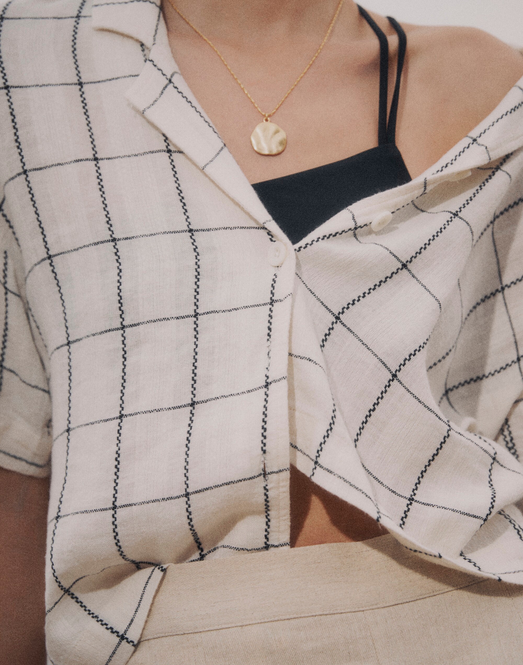 madewell windowpane shirt