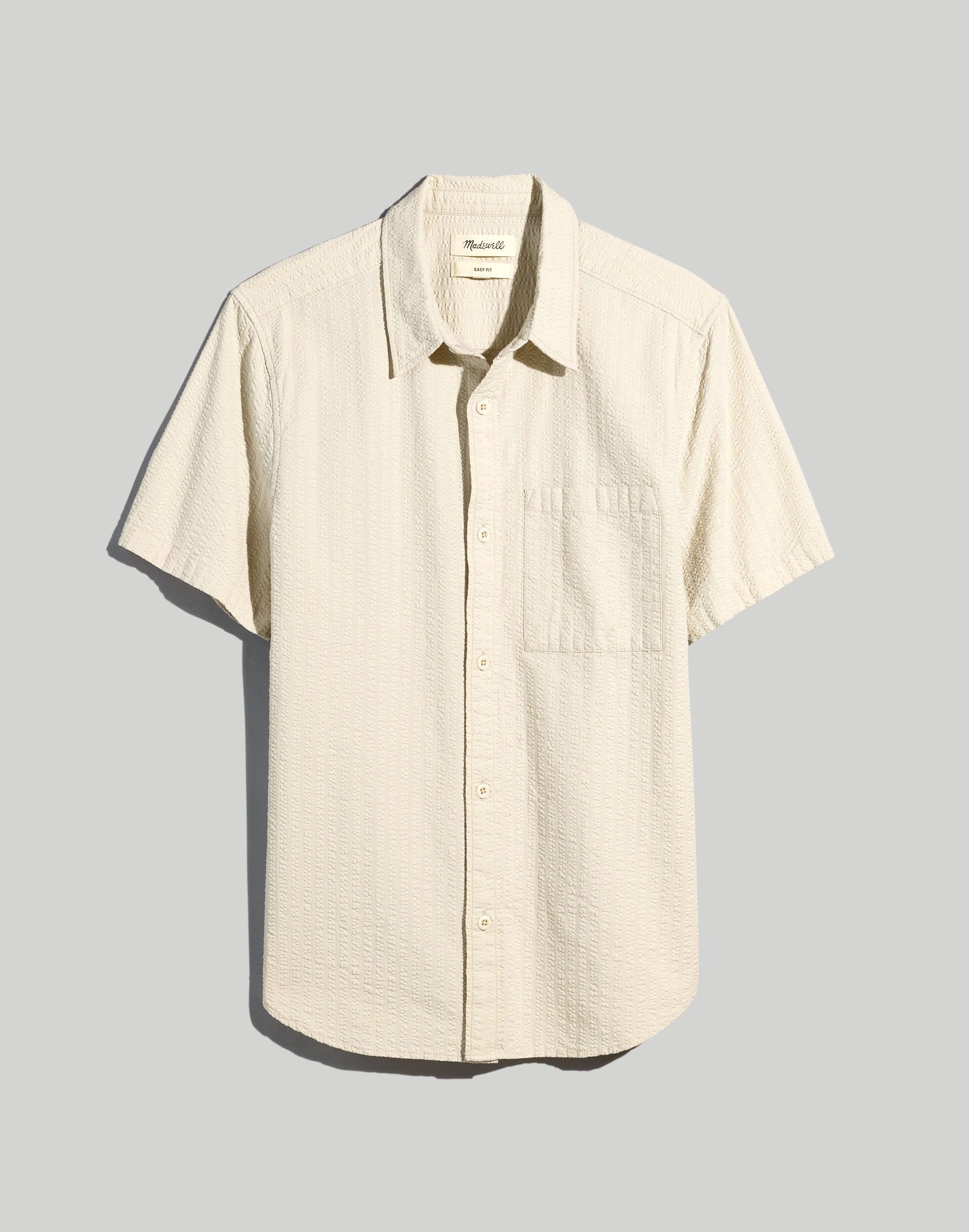 Seersucker Easy Short-Sleeve Shirt | Madewell