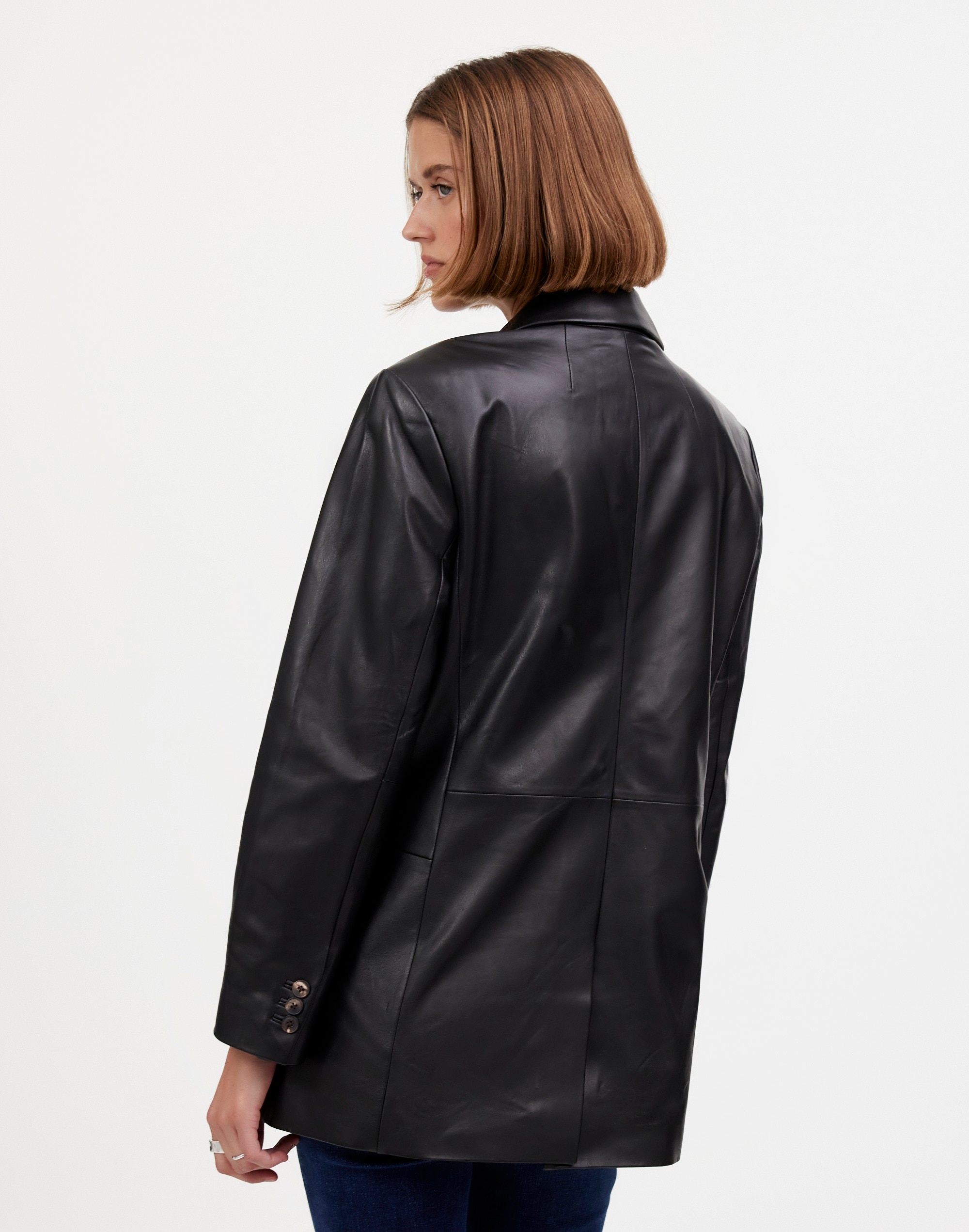 The Larsen Blazer Leather | Madewell