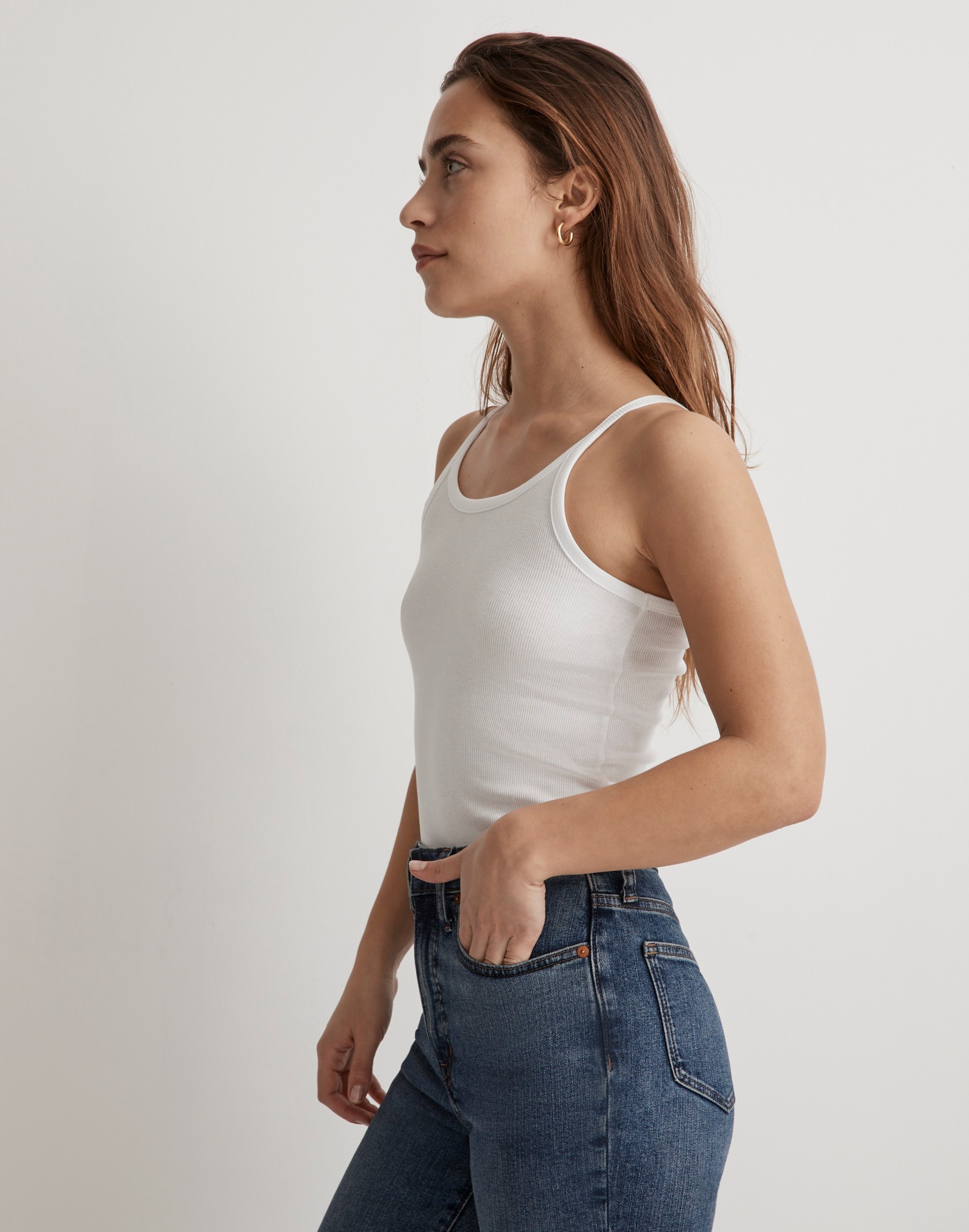 Supima® Rib '90s Tank | Madewell