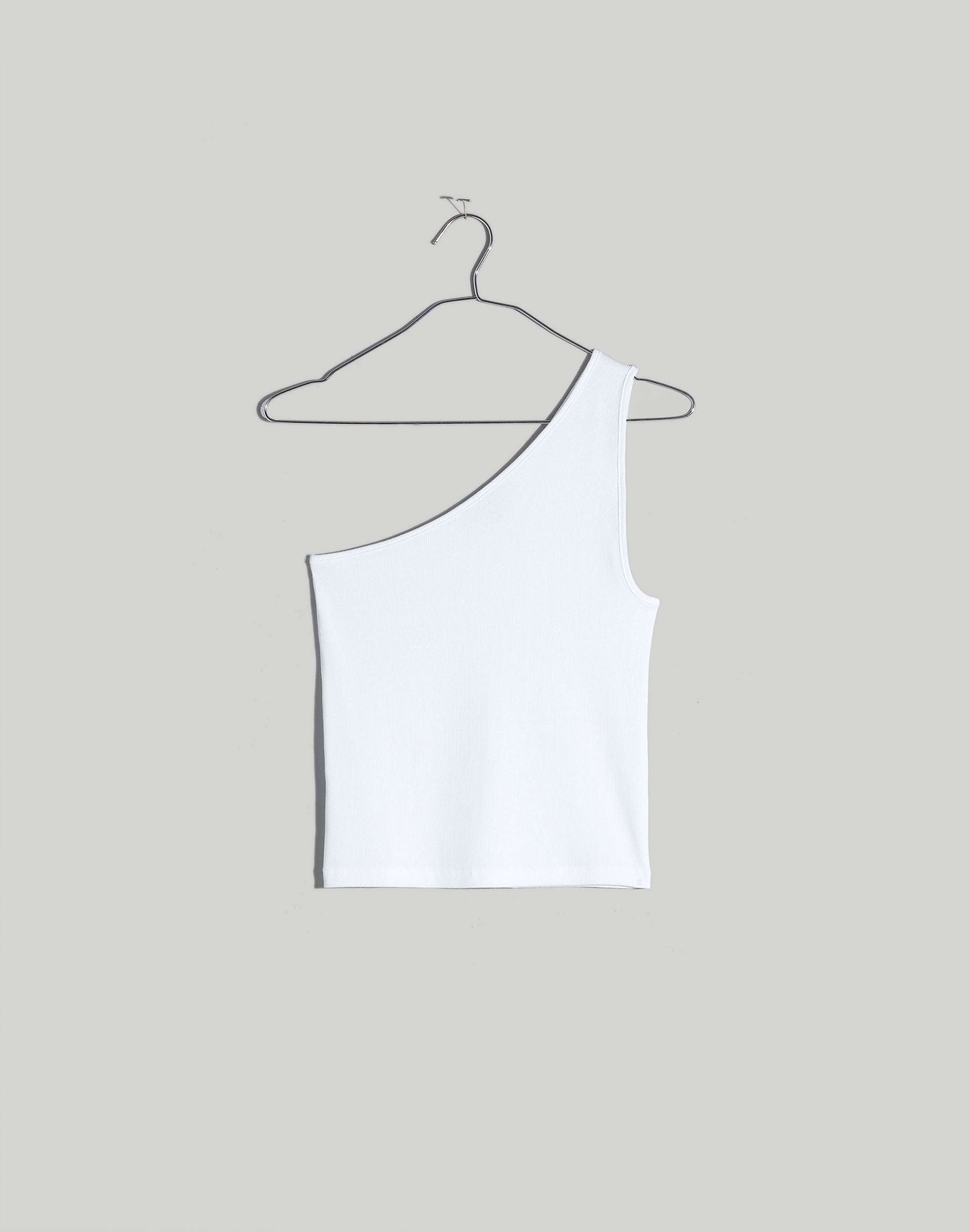 Supima® Rib One-Shoulder Tank | Madewell