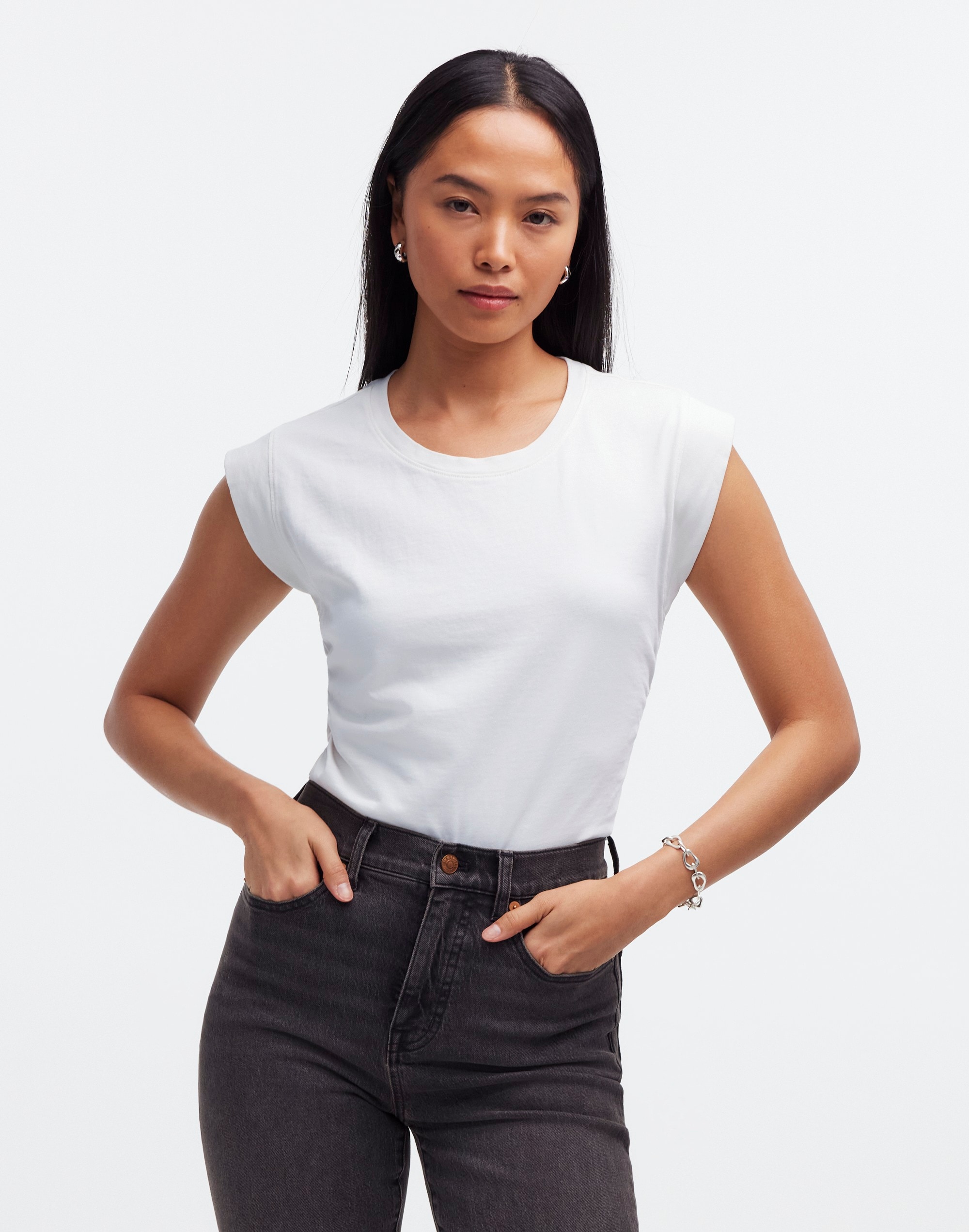 Side-Cinch Muscle Tee | Madewell