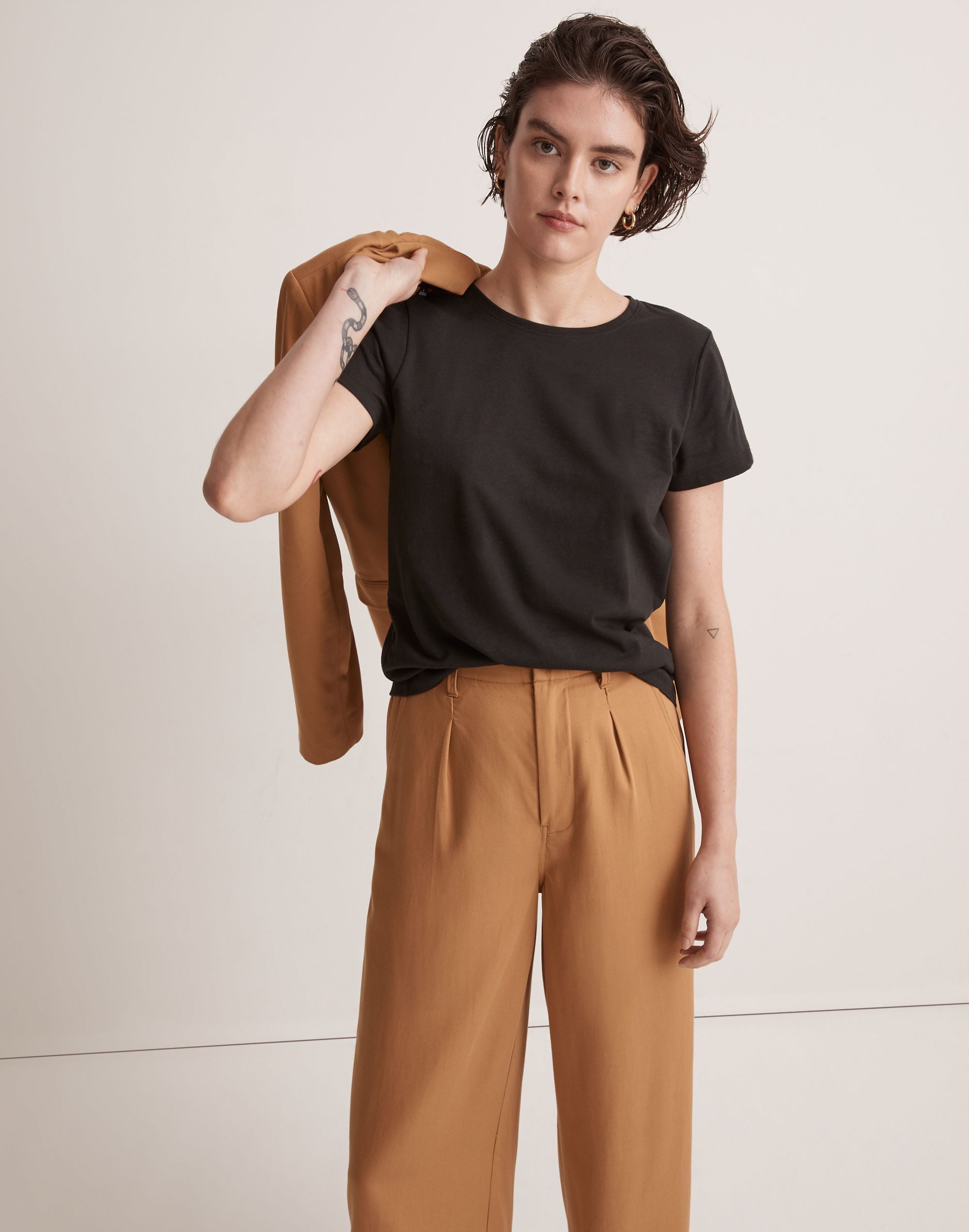 Drapey Crewneck Tee | Madewell