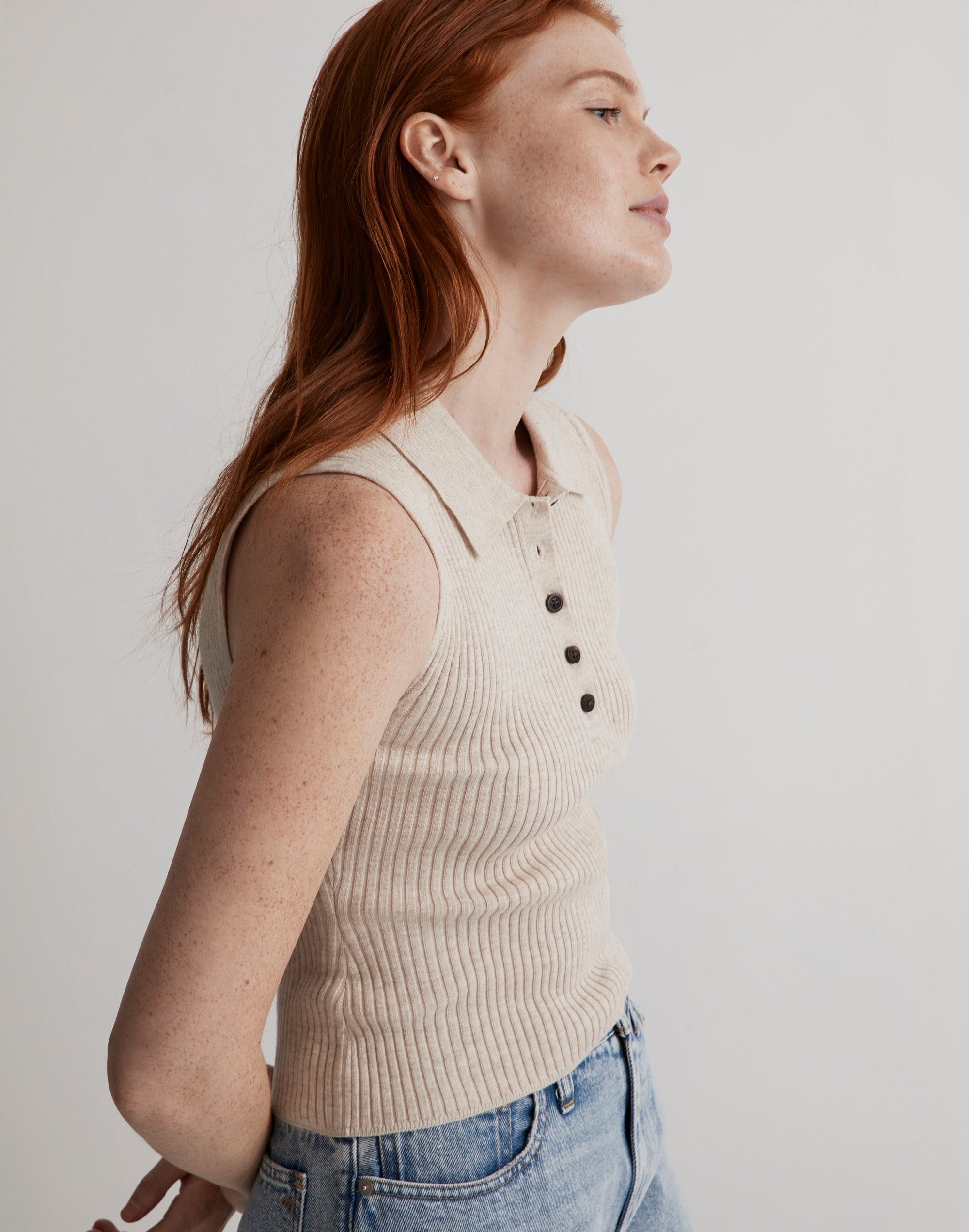 Owen Polo Sweater Tank | Madewell