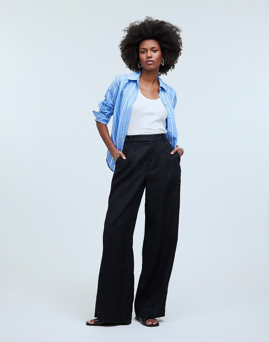 Madewell Work Pants Review  Harlow Wide-Leg Pant and Petite Perfect Vintage  Jean - Makeup and Beauty Blog
