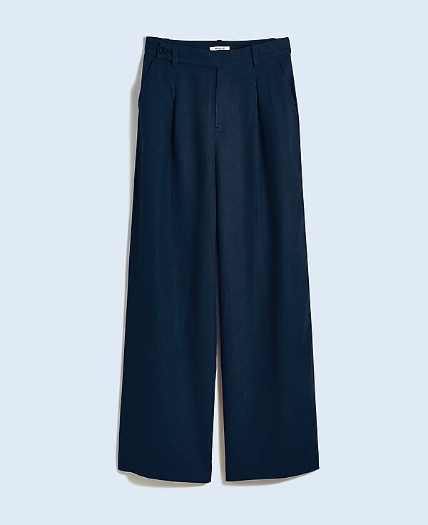 The Harlow Wide-Leg Pant in 100% Linen