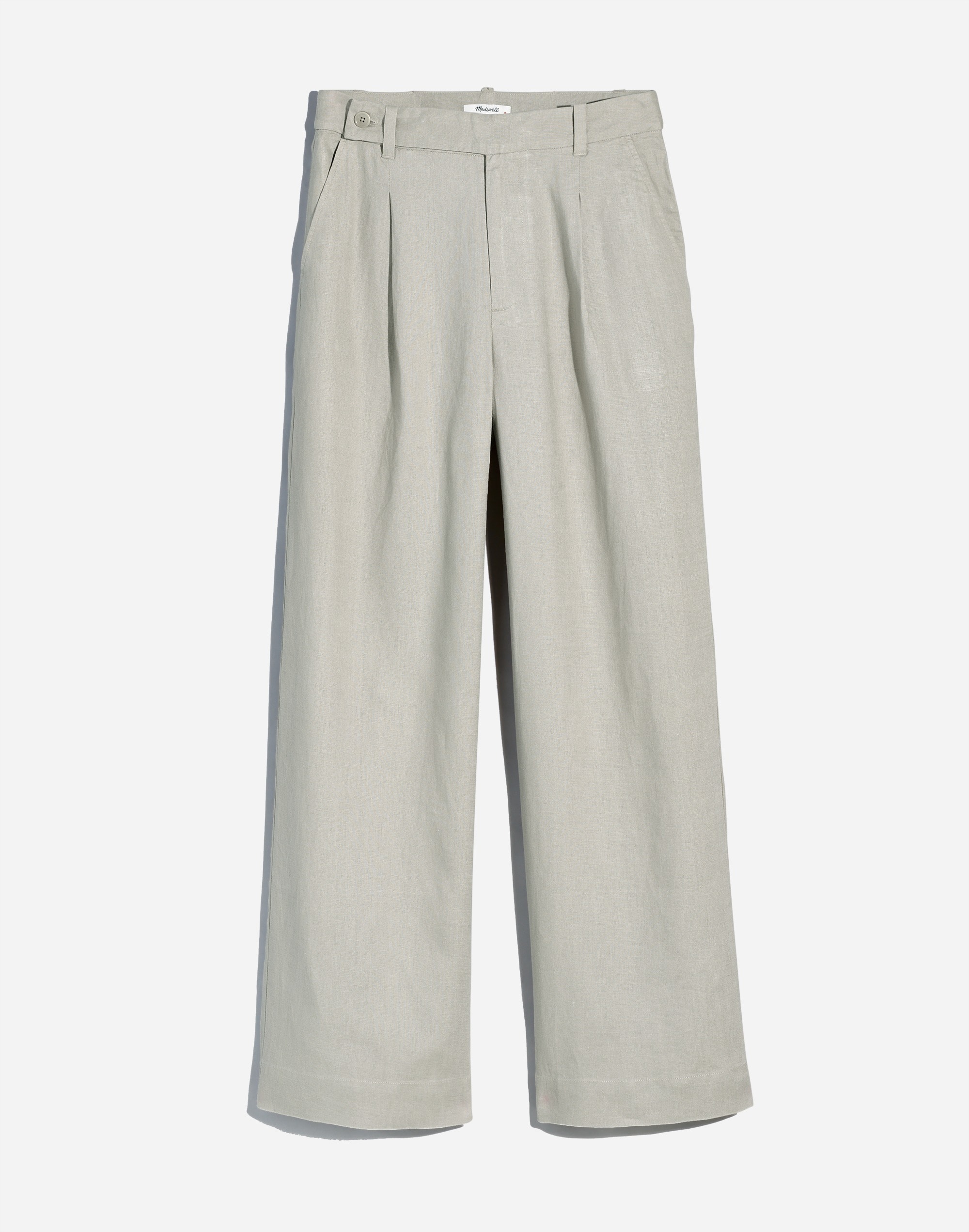 The Petite Harlow Wide-Leg Pant 100% Linen | Madewell