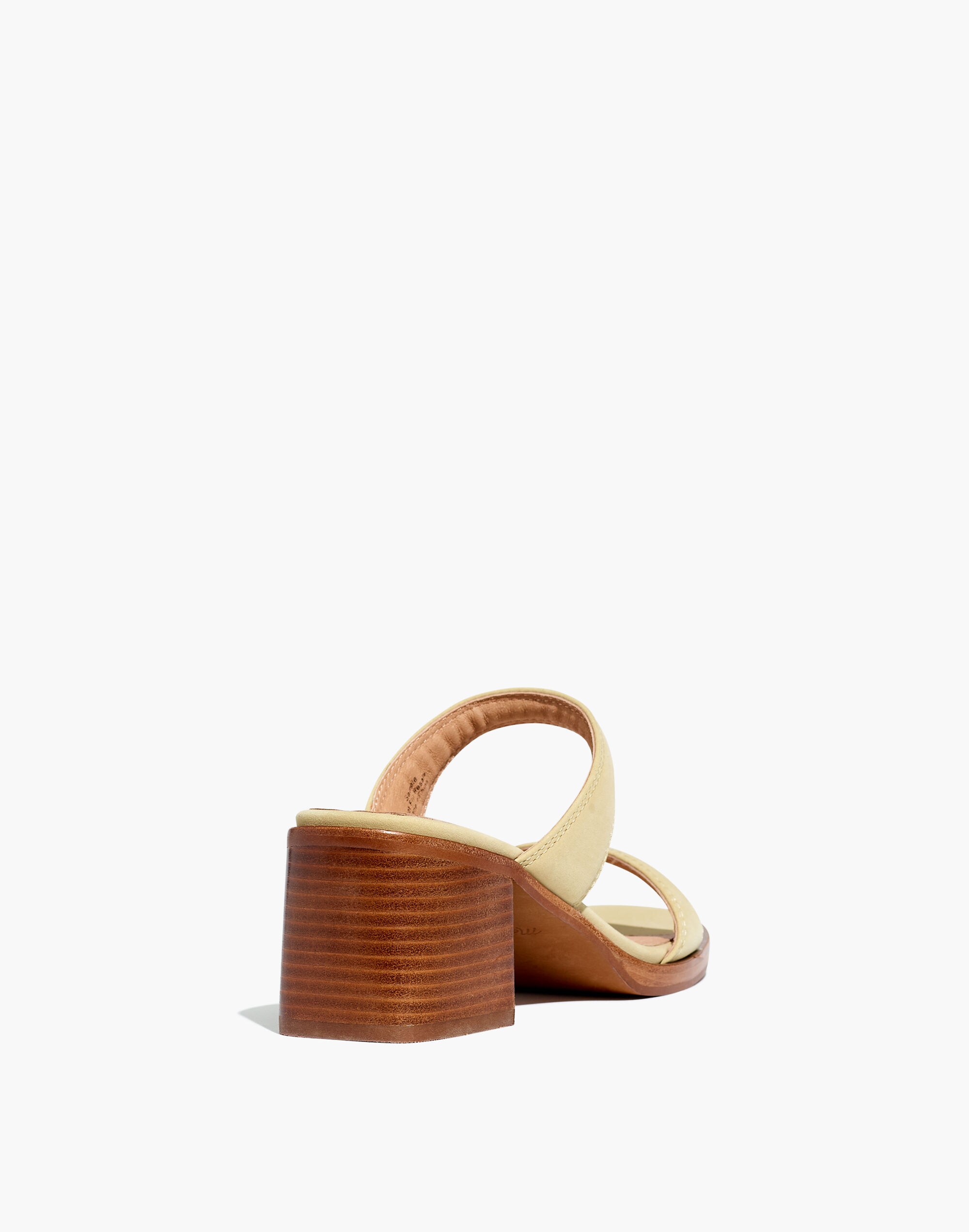 The Saige Double-Strap Sandal Nubuck Leather | Madewell