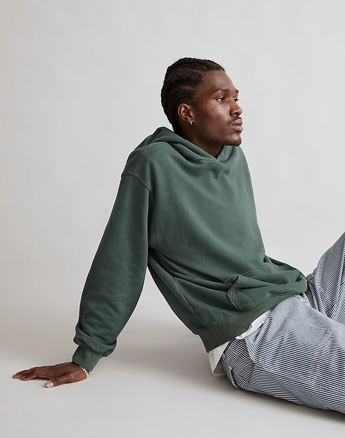 Urban Outfitters Vintage Adidas Green Hoodie Sweatshirt for Men