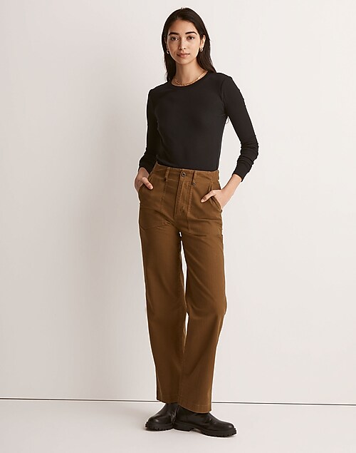 These Comfy Wide-leg Pants Are 25% Off at Madewell