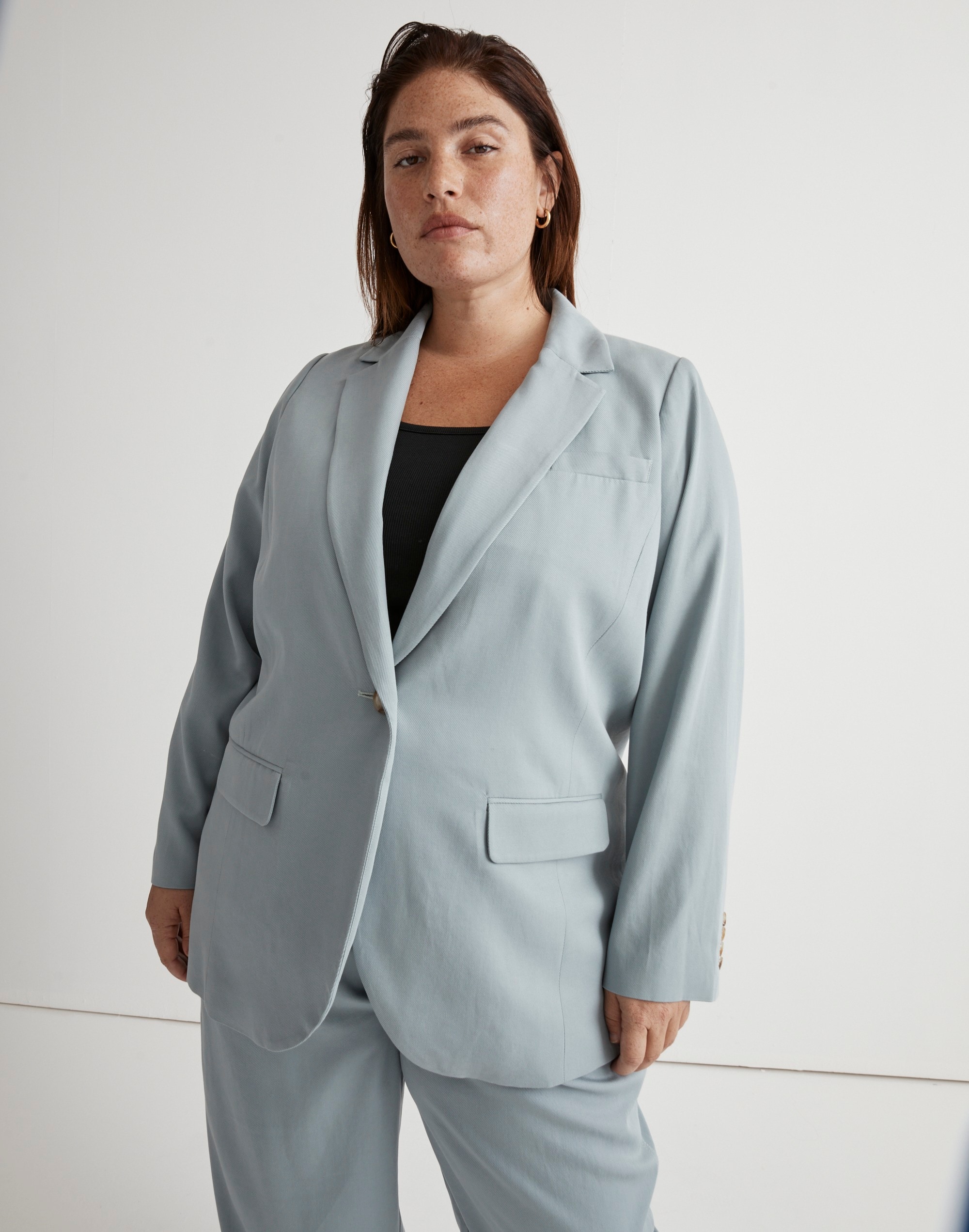 The Plus Larsen Blazer Drapeweave | Madewell