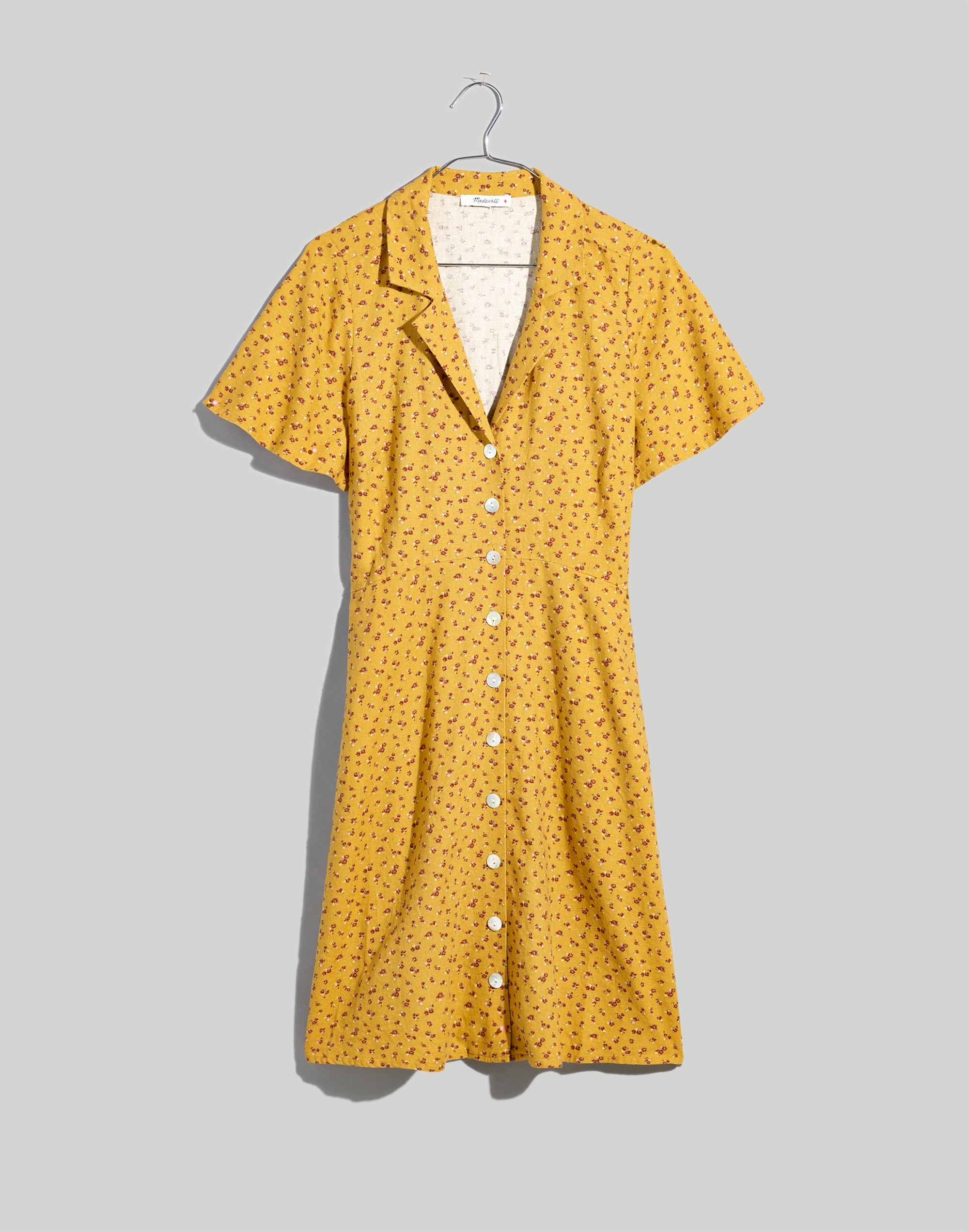 Kacie Mini Shirtdress in Bitsy Bouquet | Madewell