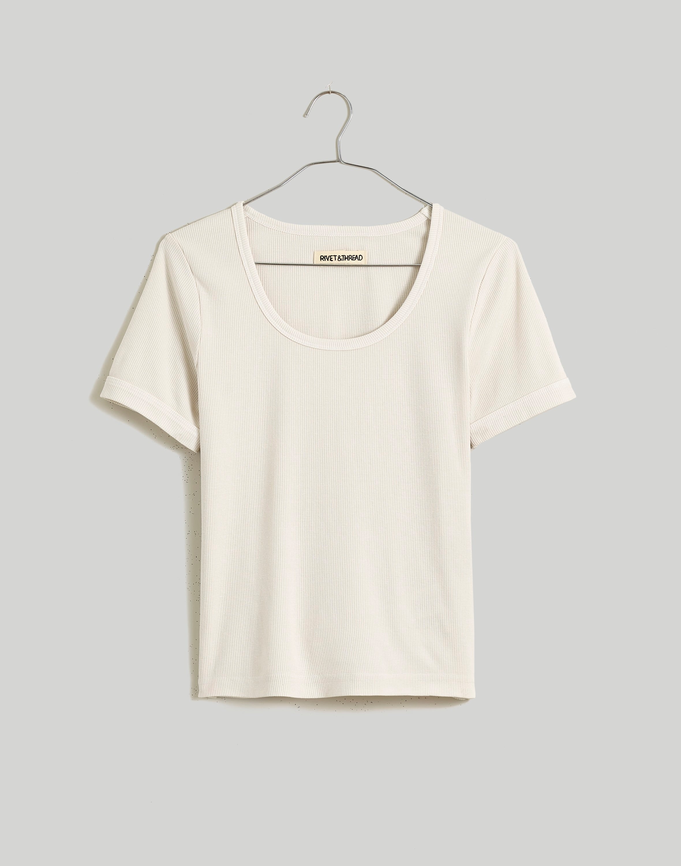 Rivet & Thread Ribbed U-Neck Tee | Madewell