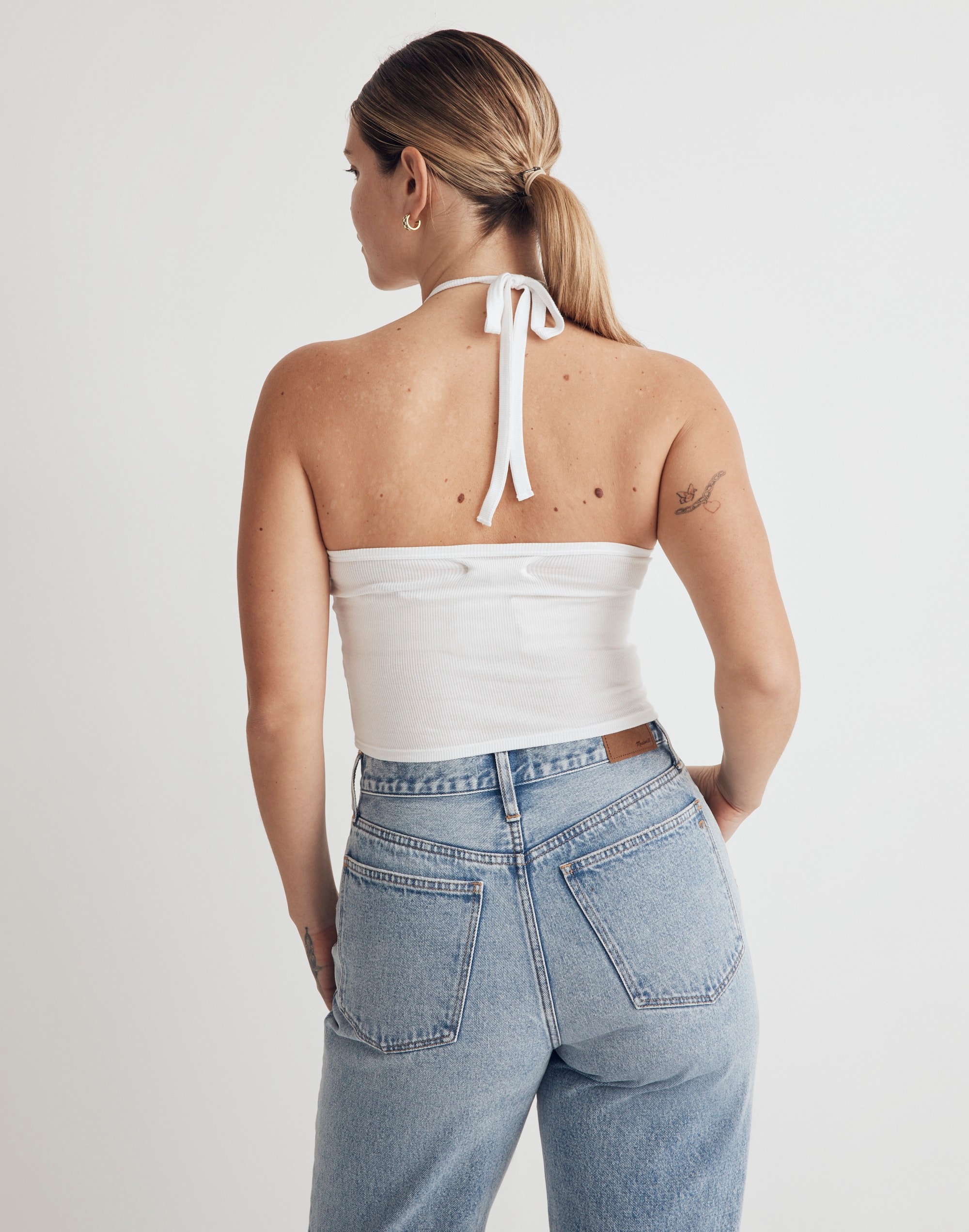 Supima® Rib Halter Tank Top | Madewell