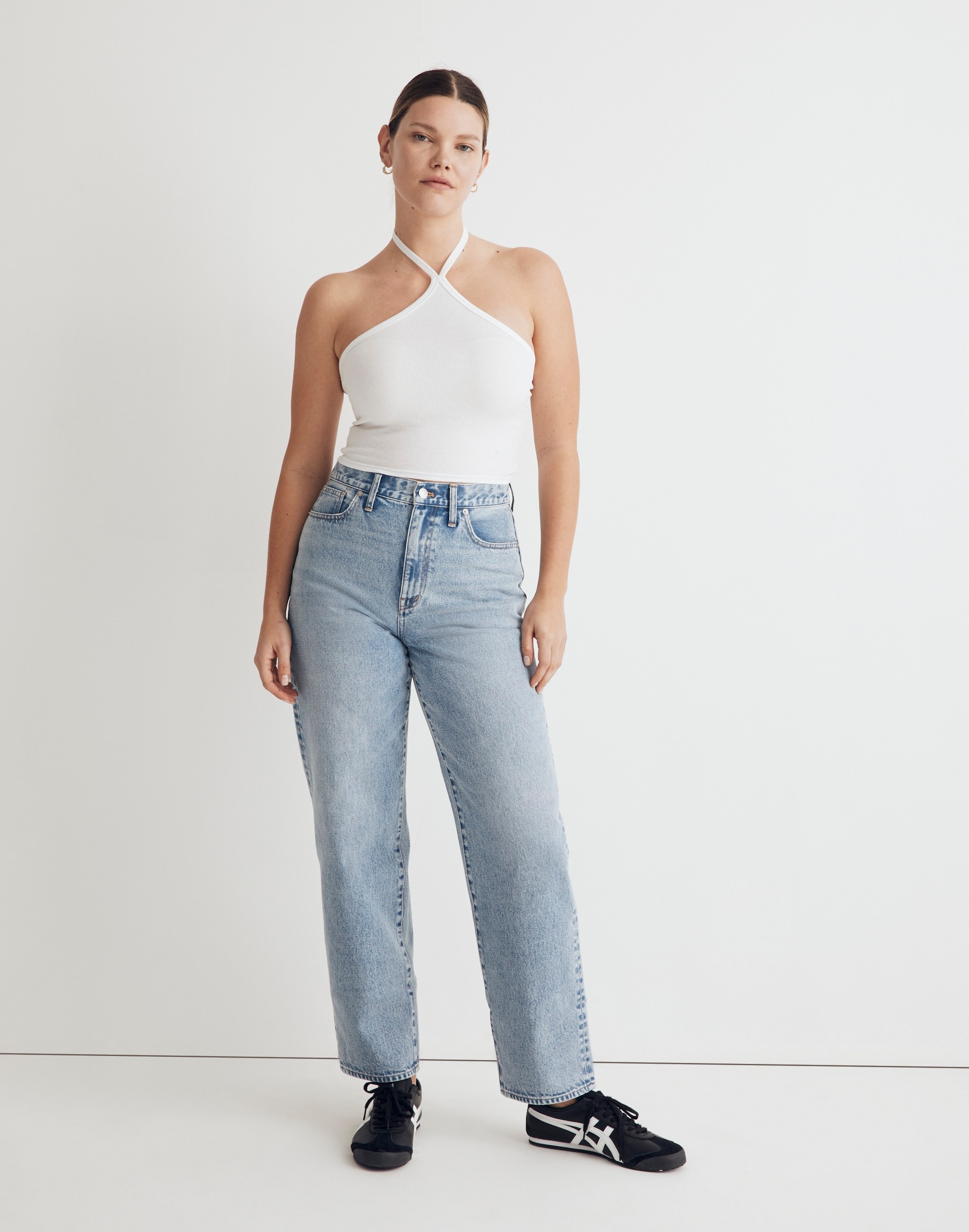 Supima® Rib Halter Tank Top | Madewell