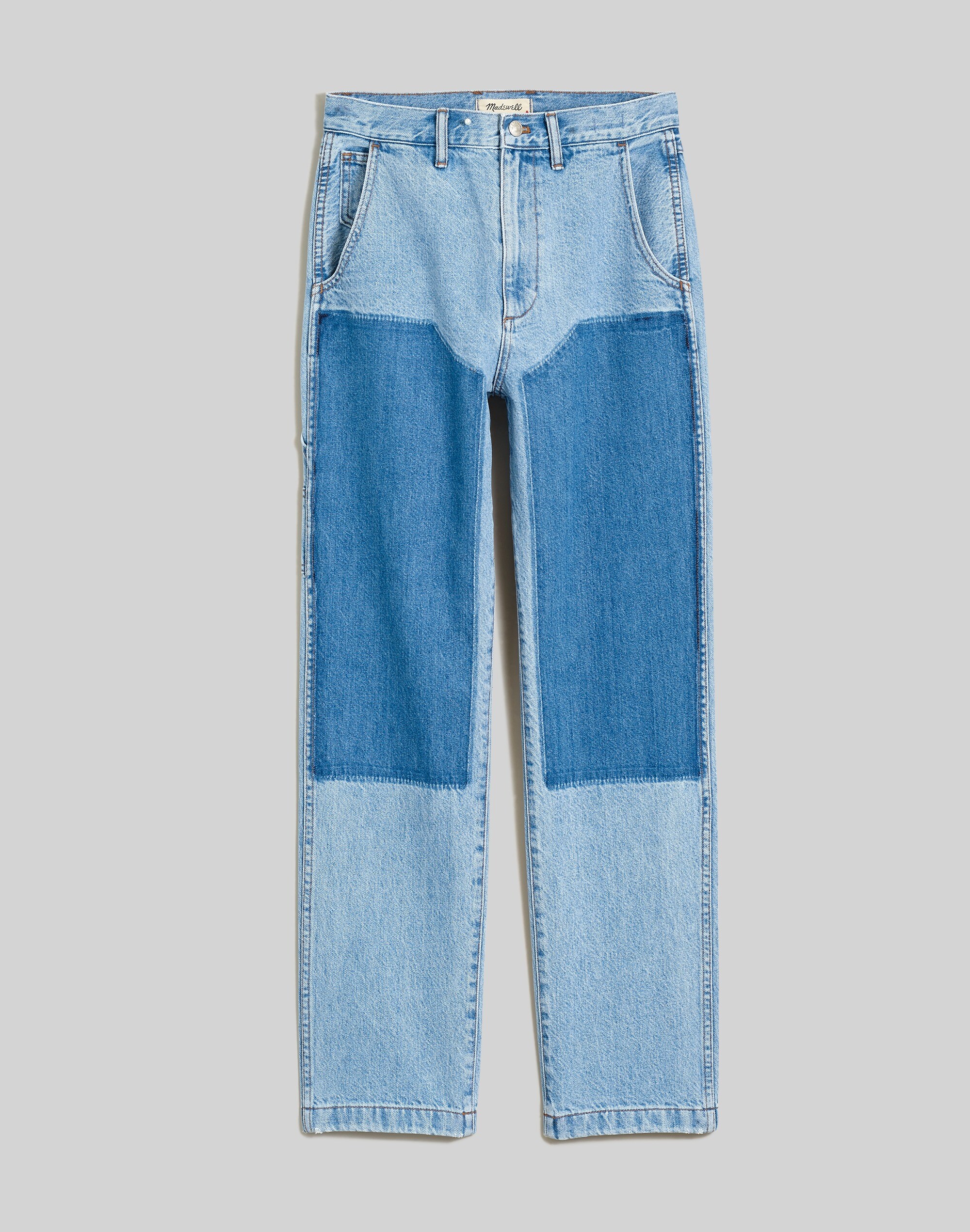 The '90s Straight Jean Hazelfern Wash: Shadow-Panel Edition | Madewell